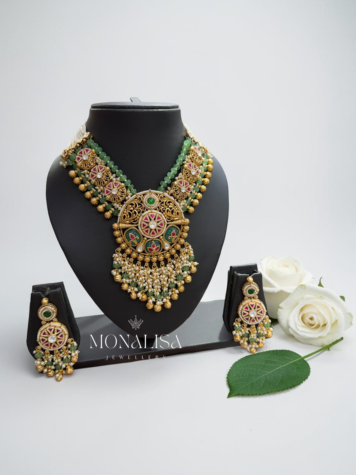 Vishika Antique Designer Necklace Set