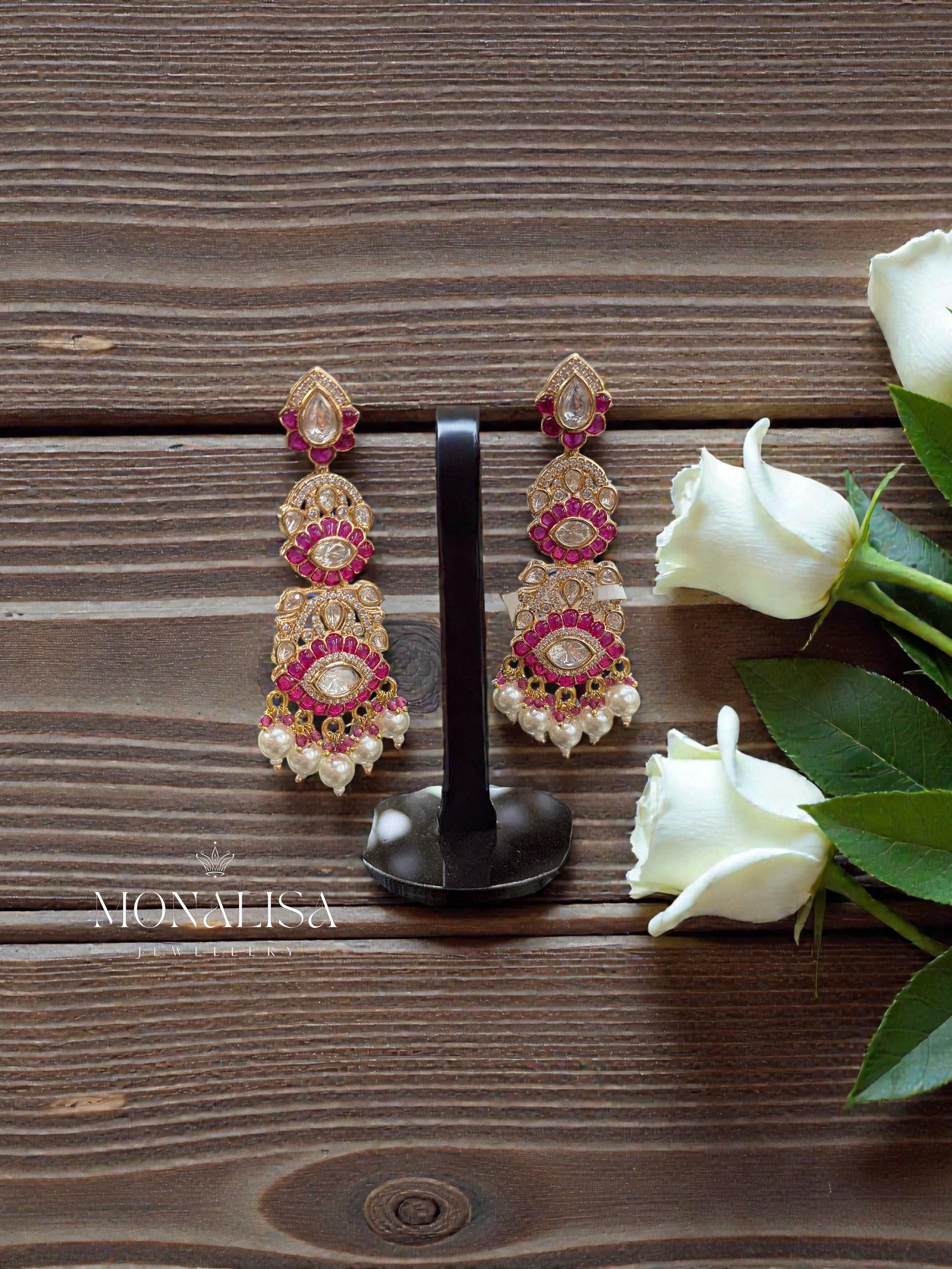 Arya Polki Desinger Earing