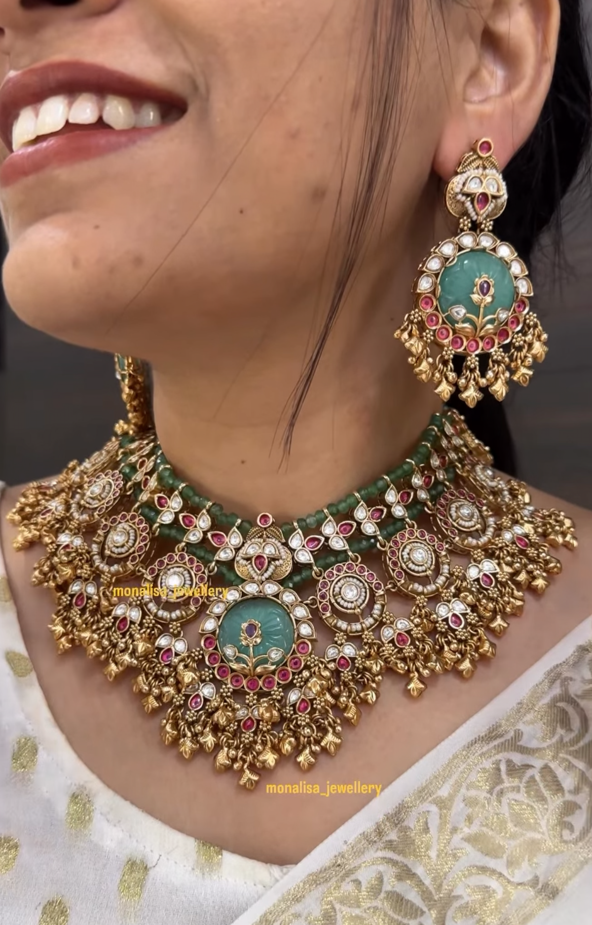 Twisha Antique Designer Necklace Set