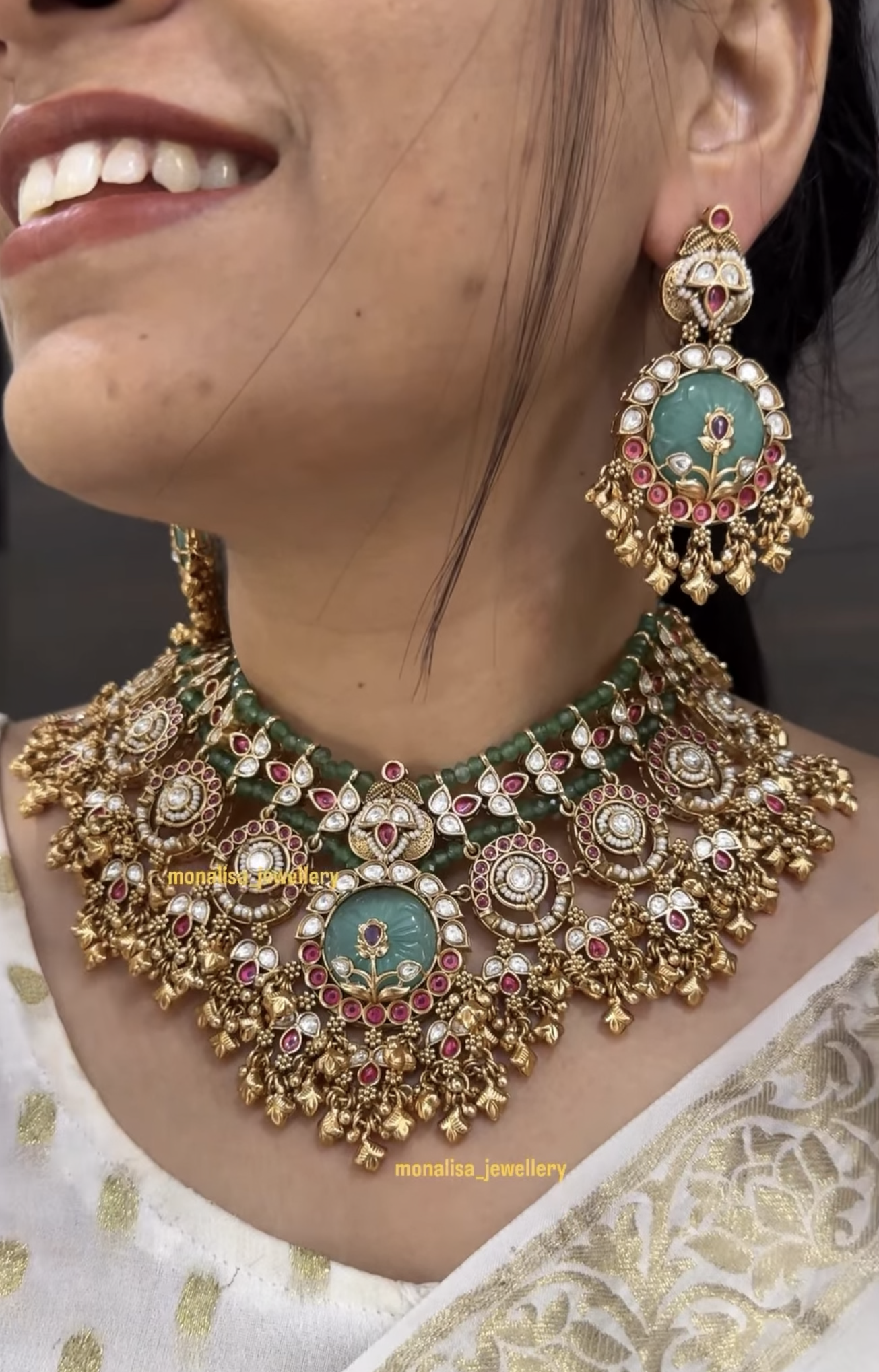 Twisha Antique Designer Necklace Set
