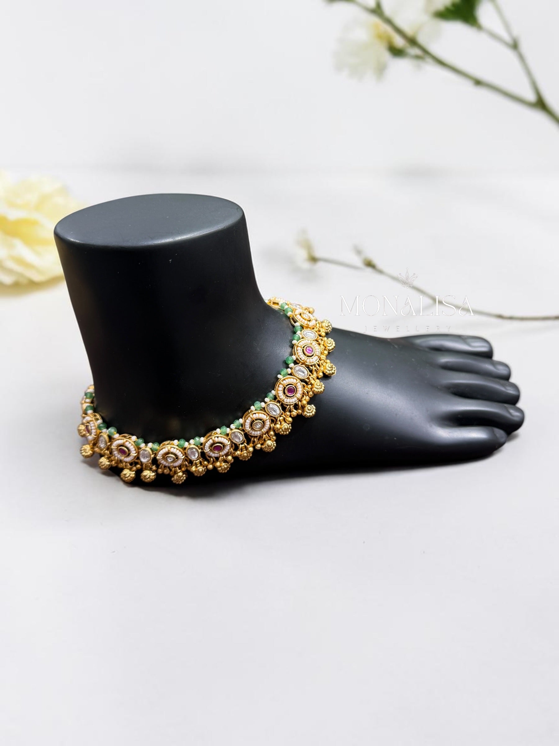 Kamya Antique designer Anklet