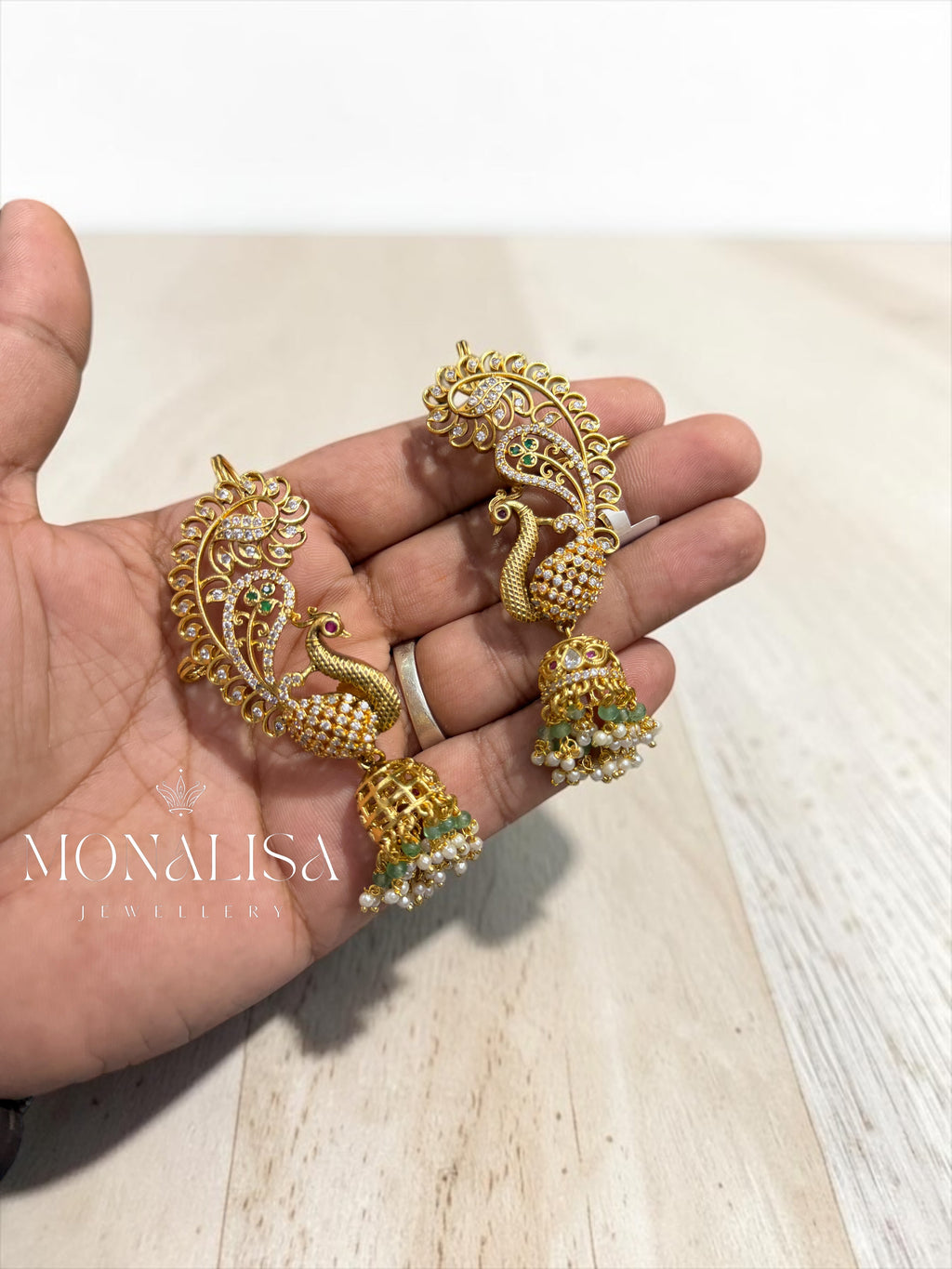 Morla kundan Desinger Kaan Earing