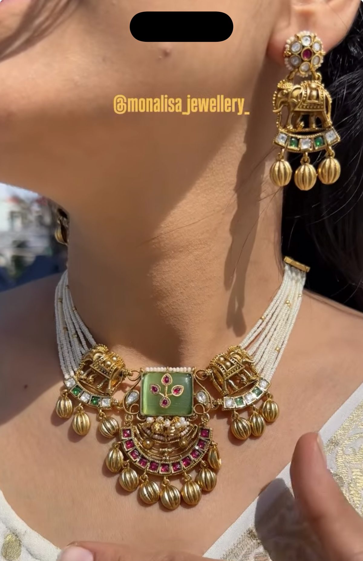 Nila Antique Designer Necklace Set