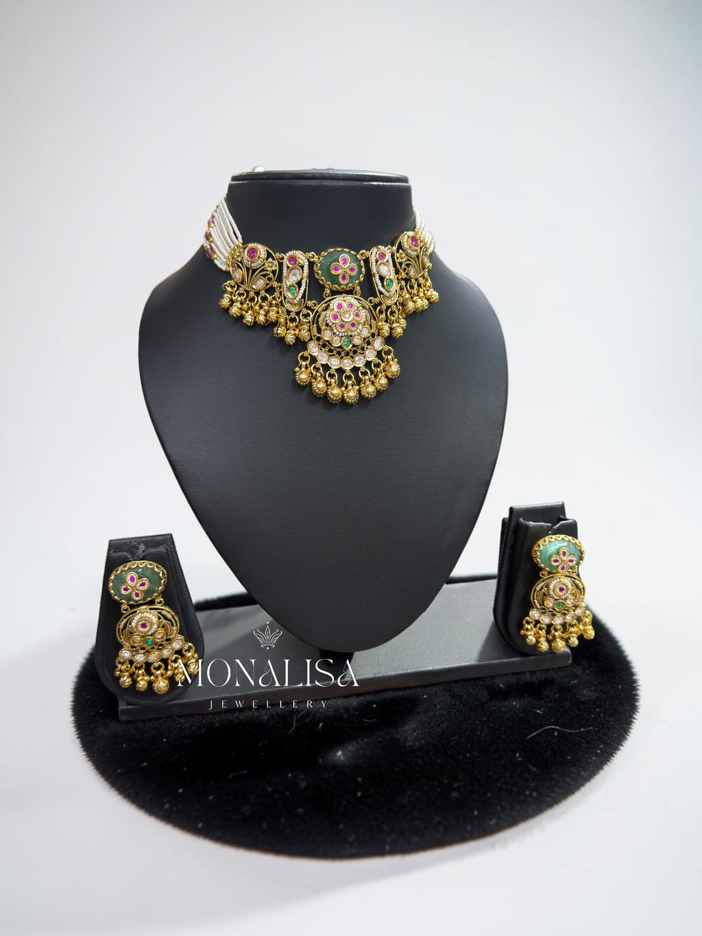 Varshini Antique Designer Necklace Set