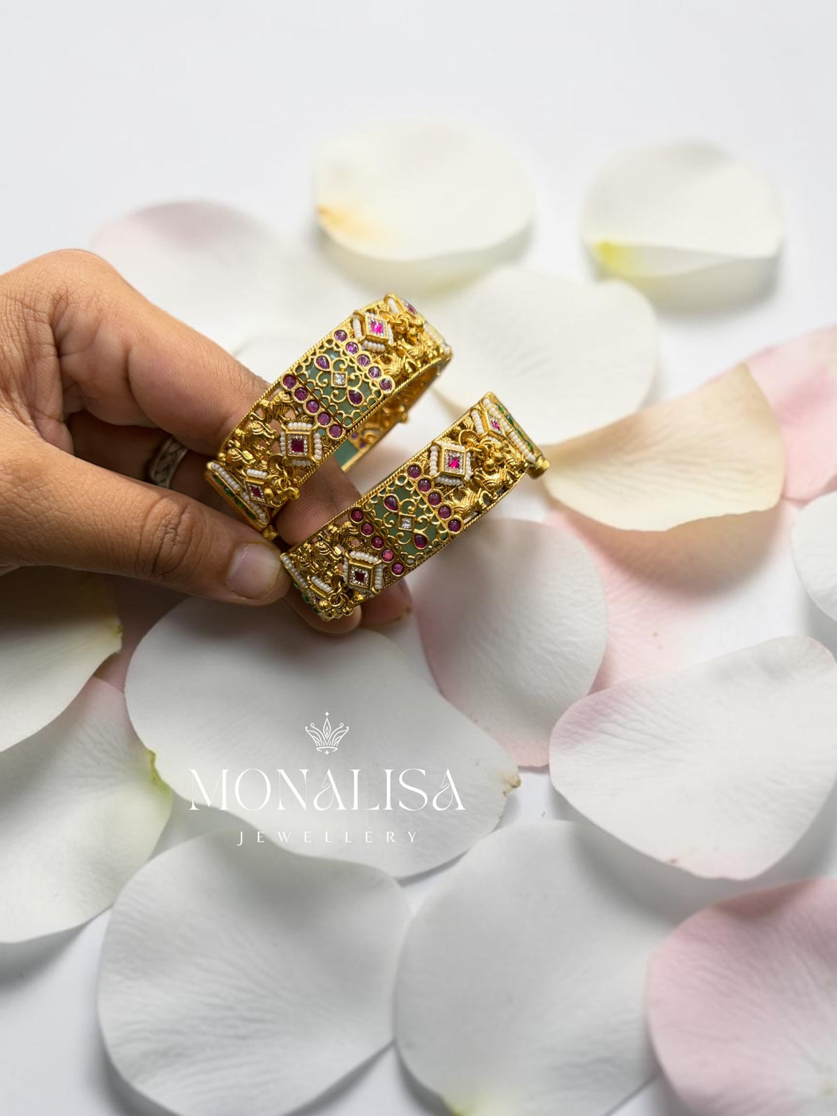 Sanvika Antique Designer Bangles