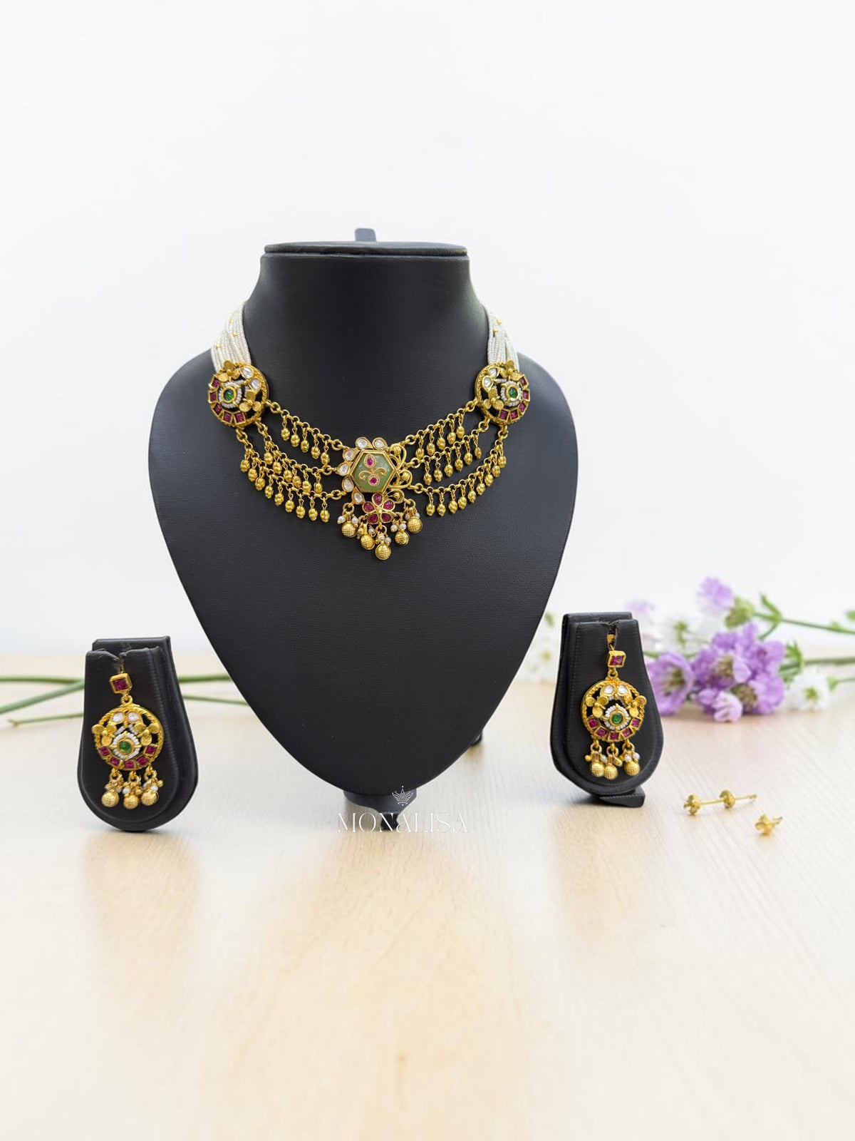 Snehal Antique Designer Necklace Set