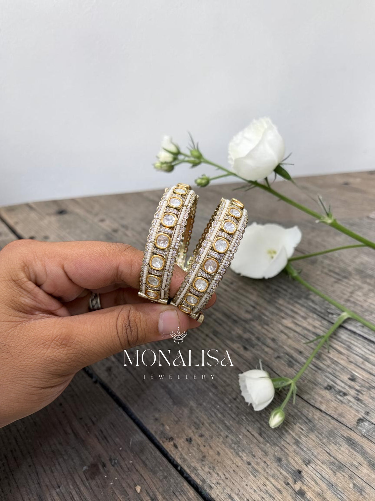 Maya Polki Designer Bangles