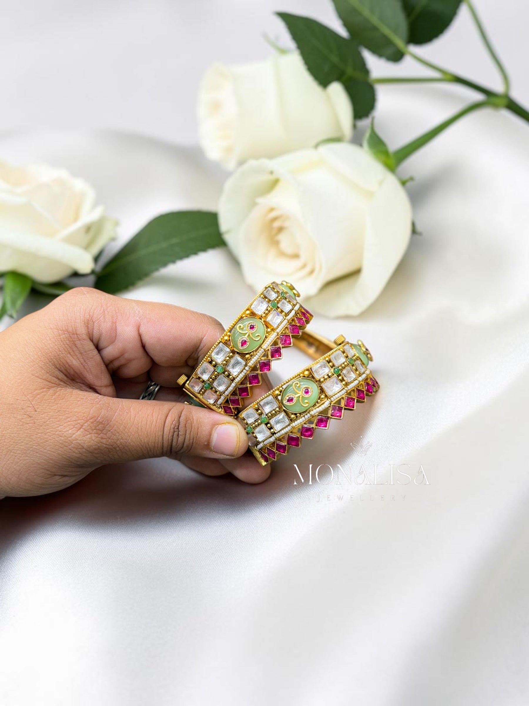 Raina Antique Designer Bangles
