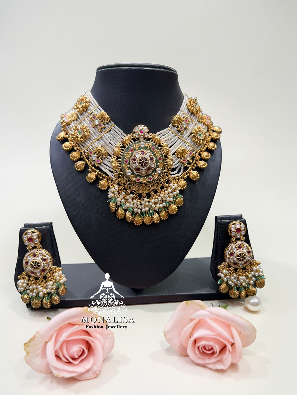 Manisa Antique Designer Necklace Set