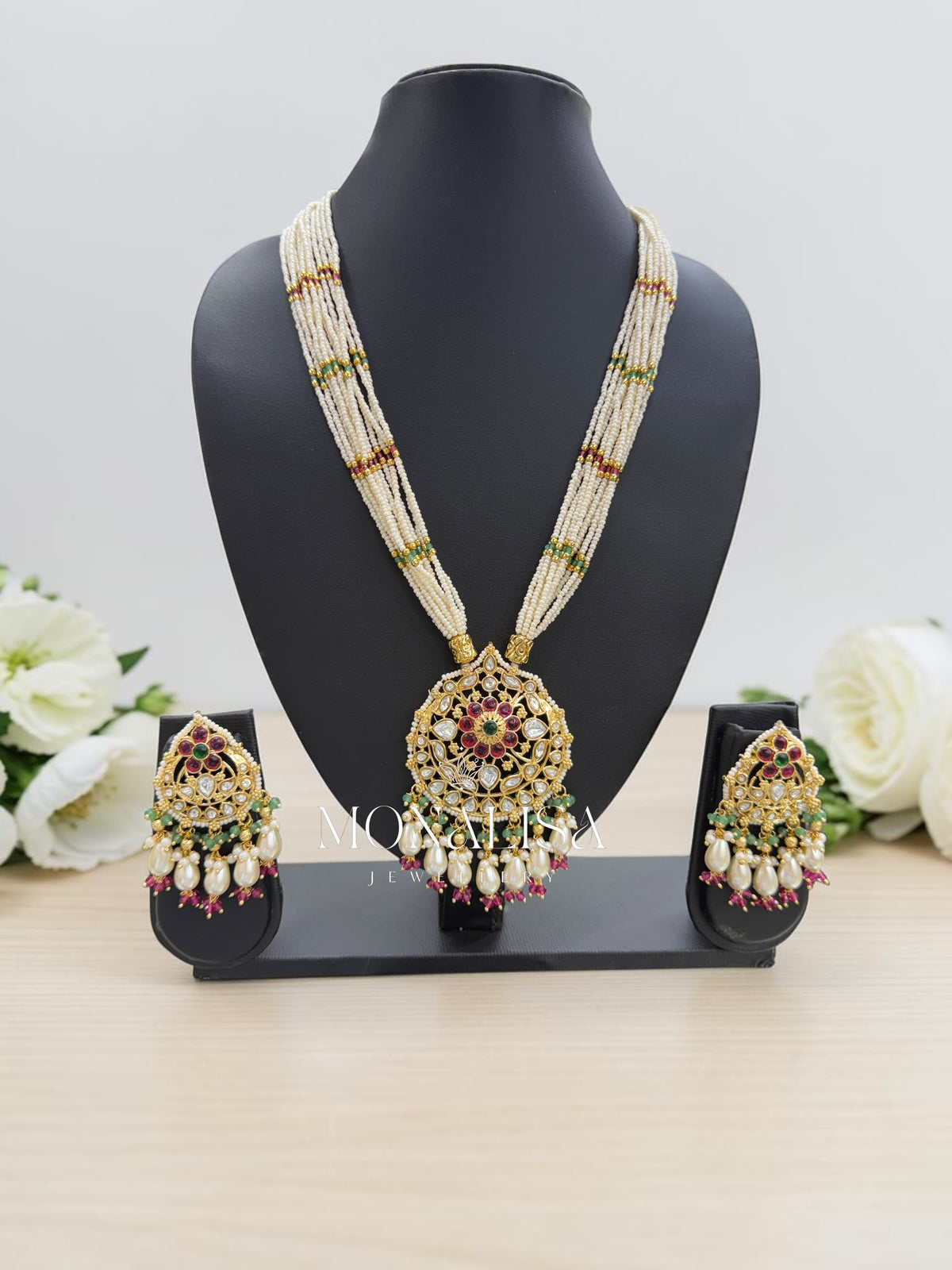 Rubita Antique designer long Necklace Set