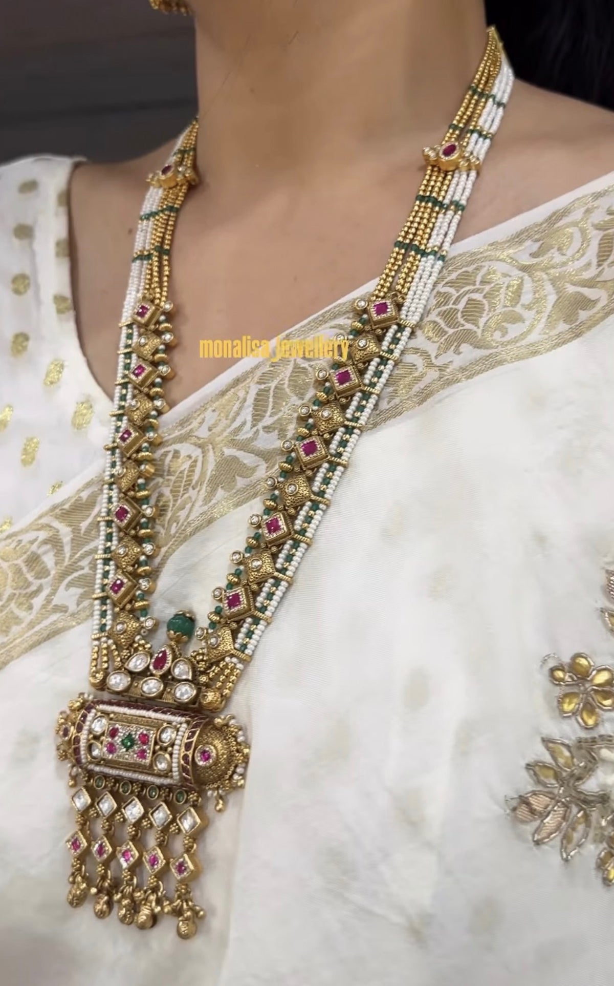 Leisha Antique Designer Necklace Set