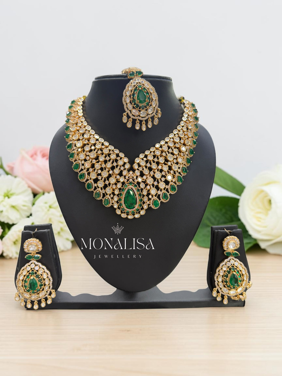 Kimaya Polki Designer Necklace Set