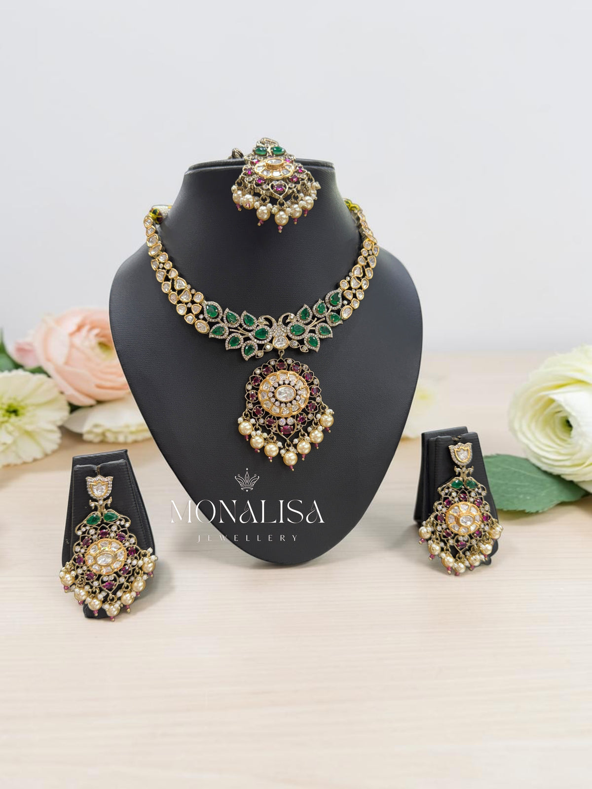Minka Polki Designer Necklace Set
