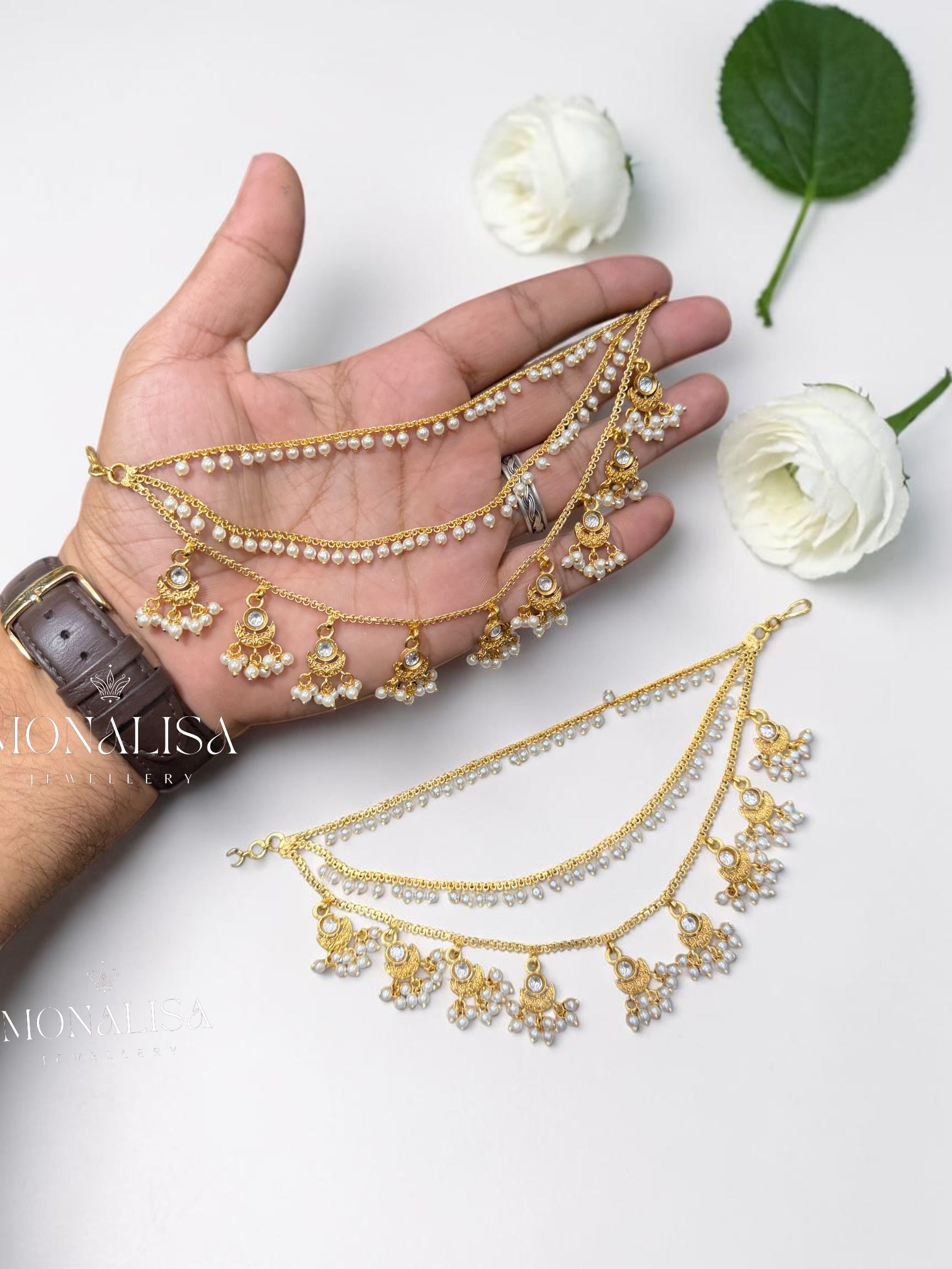 Kyra Antique Designer Ear chain