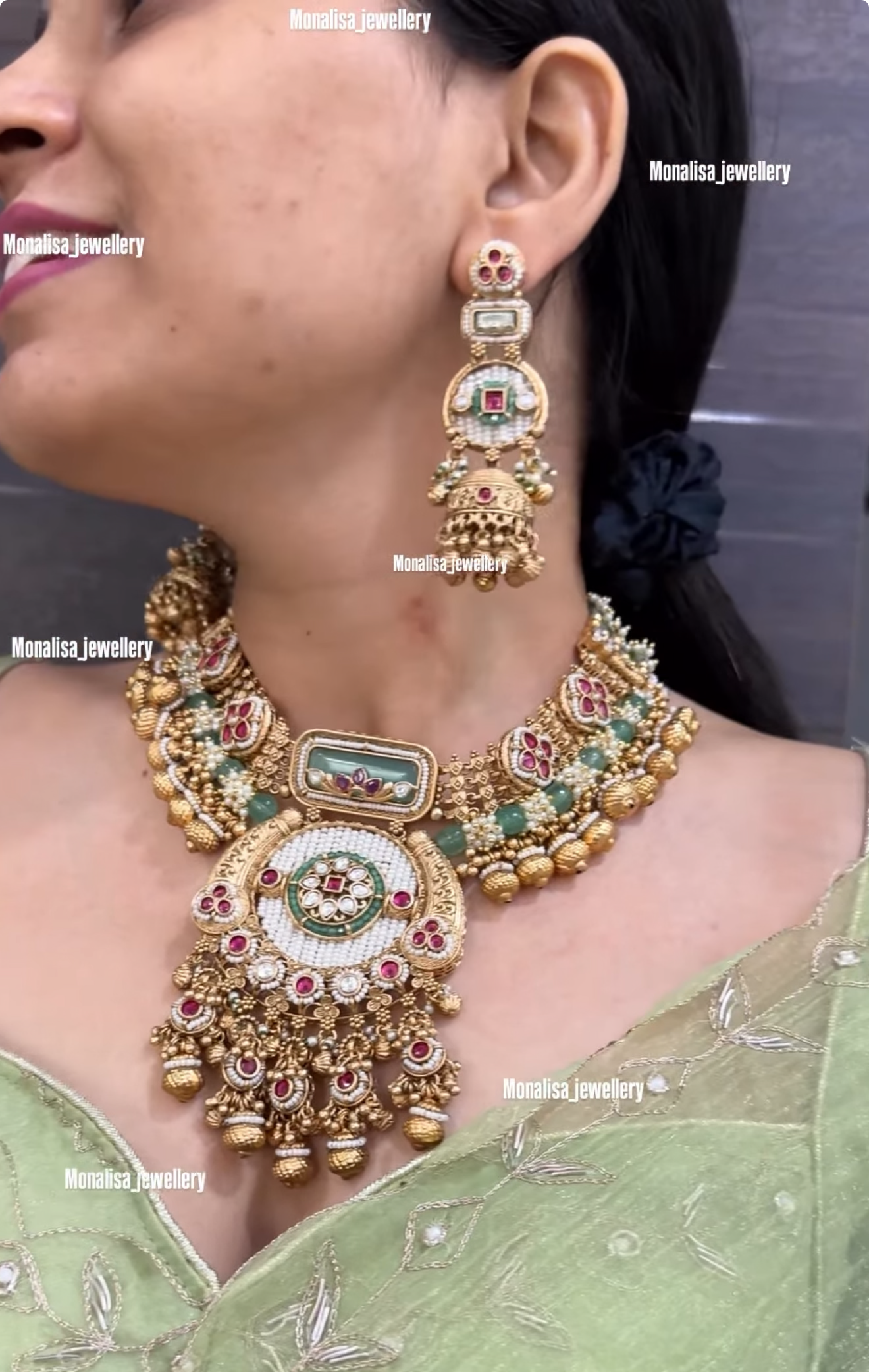 Shrija Antique Designer Necklace Set