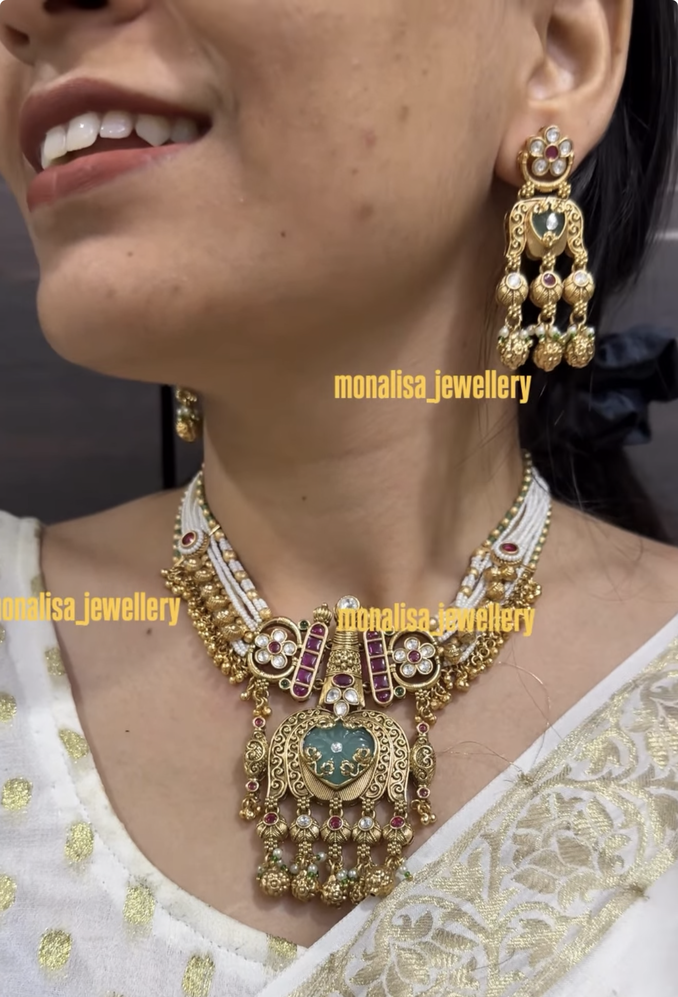 Kanisha Antique Designer Necklace Set