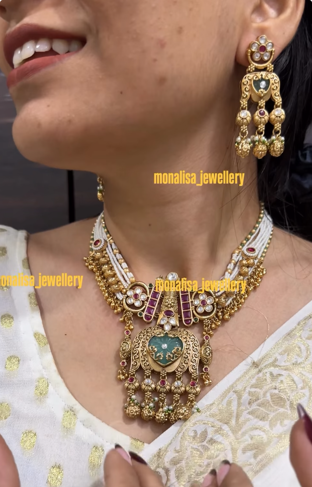 Kanisha Antique Designer Necklace Set