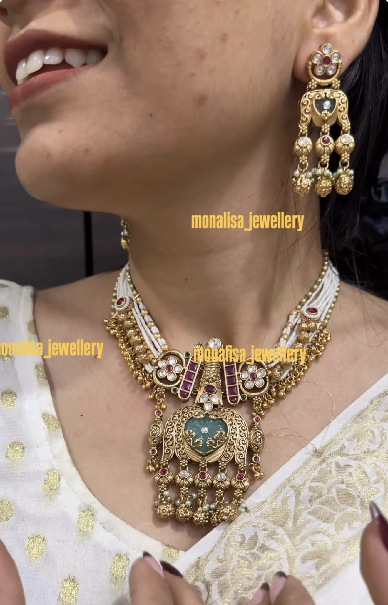 Kanisha Antique Designer Necklace Set