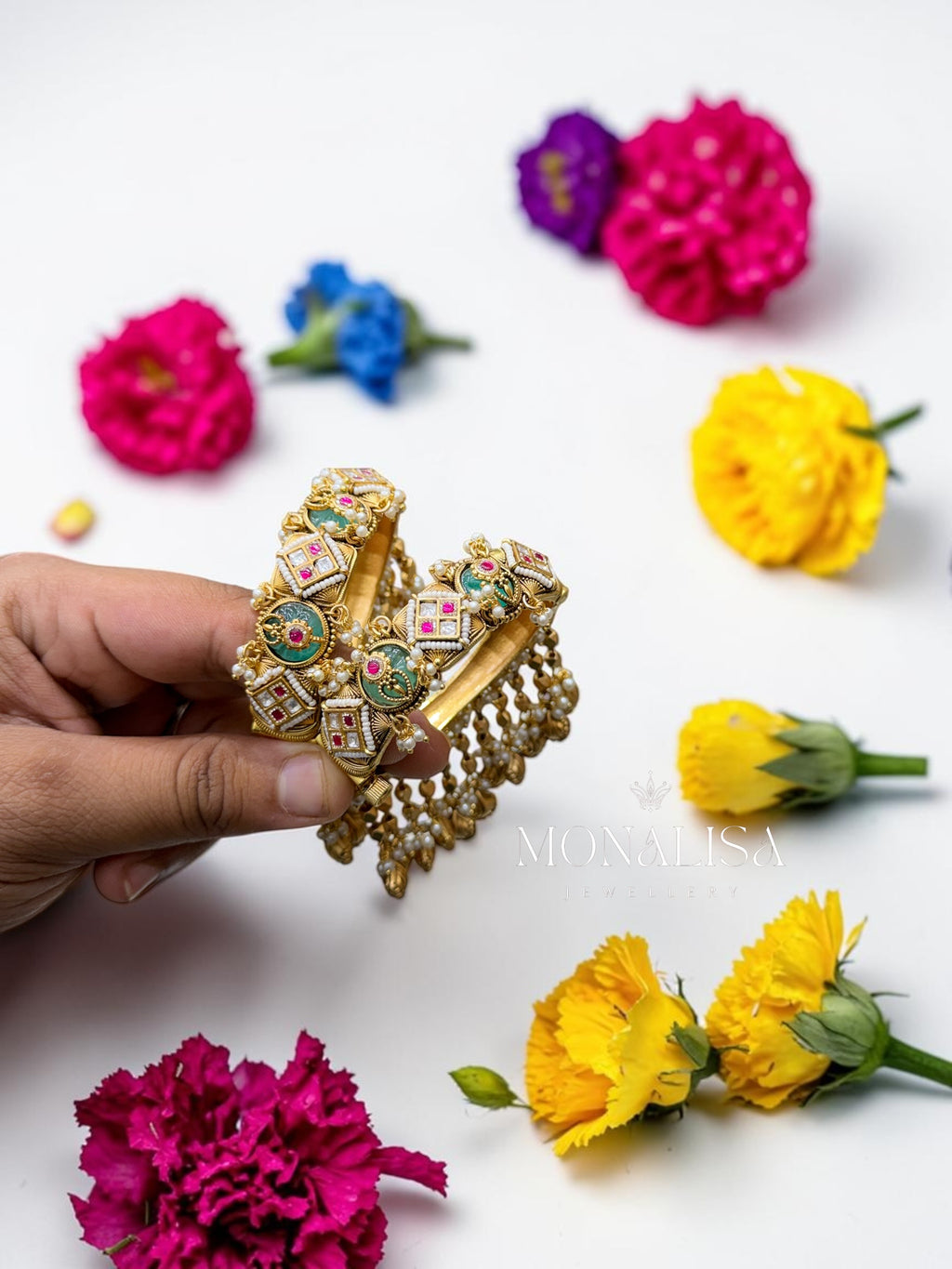 Mira Antique Designer Bangles