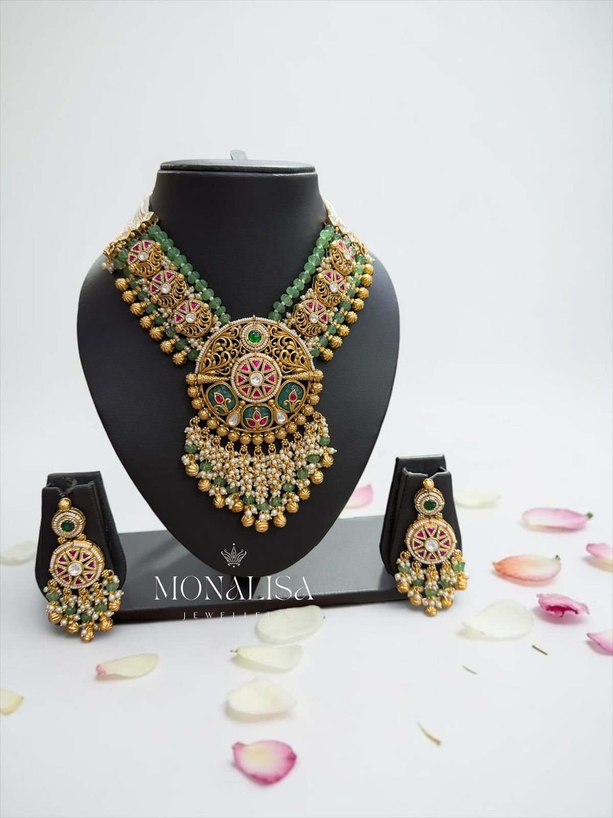 Vishika Antique Designer Necklace Set