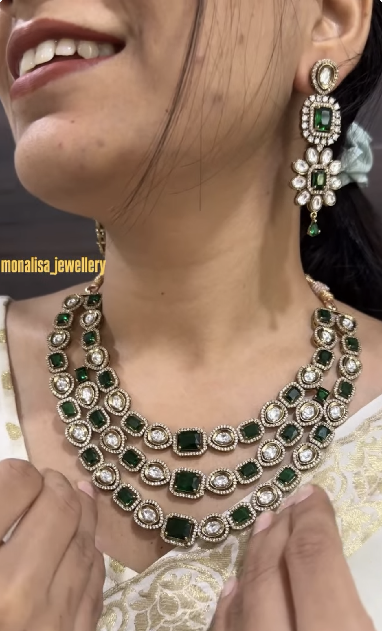 Rumaisa Antique Designer Necklace Set