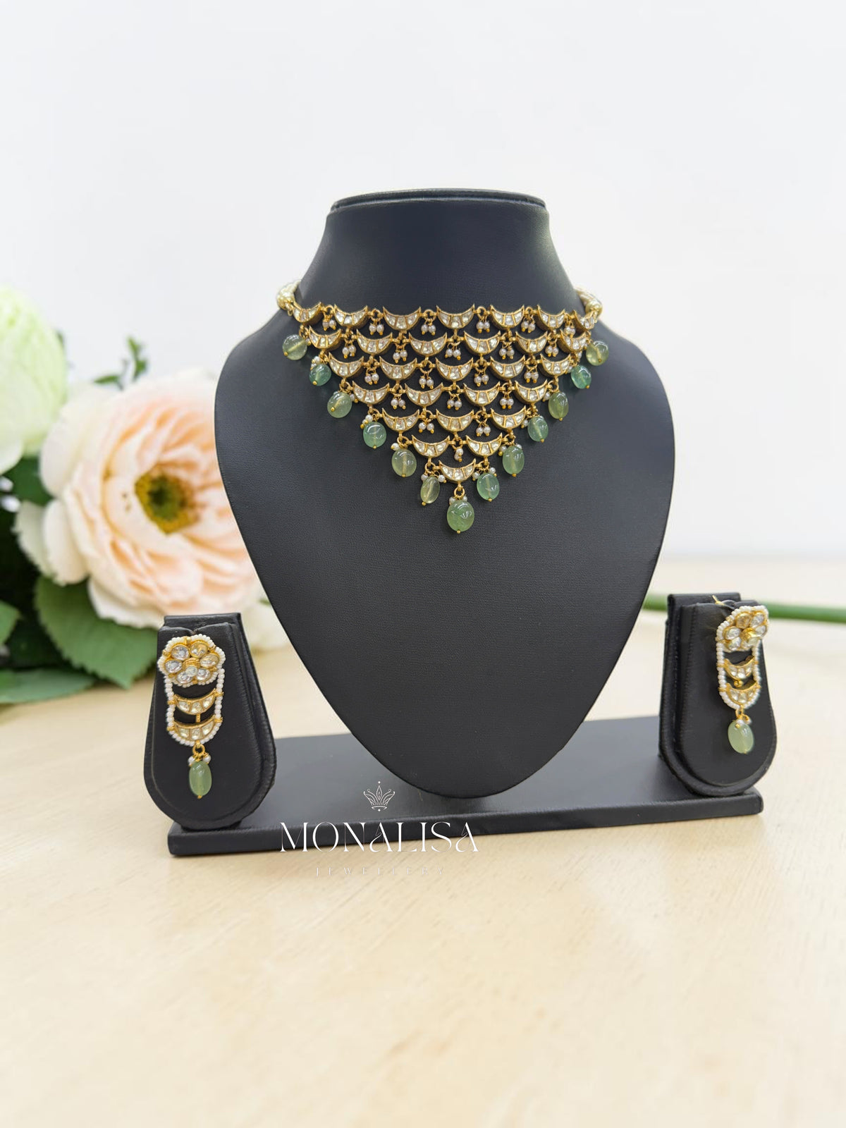 Sahvini Kundan Designer Necklace Set