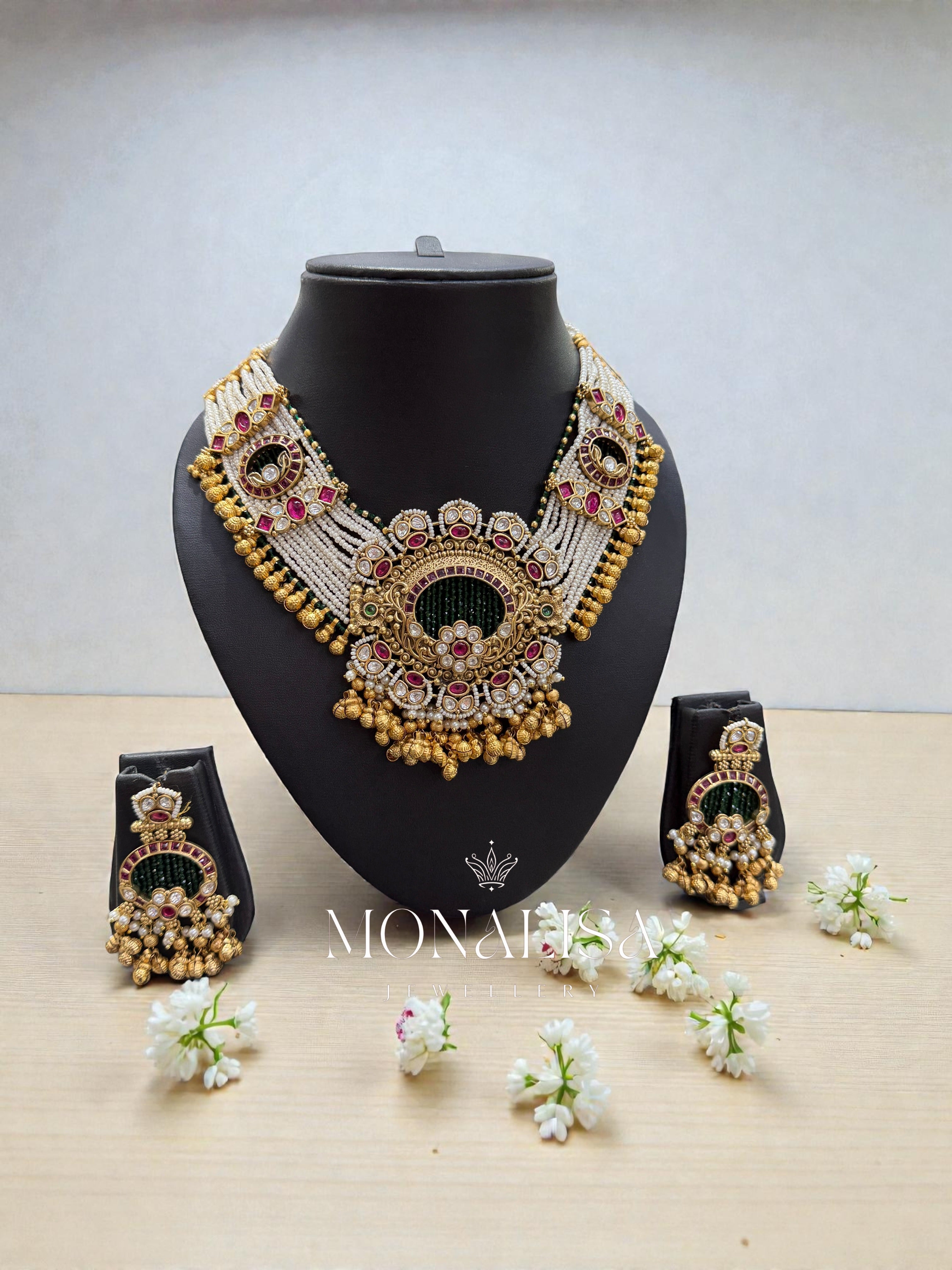 Jasli Antique designer Necklace Set