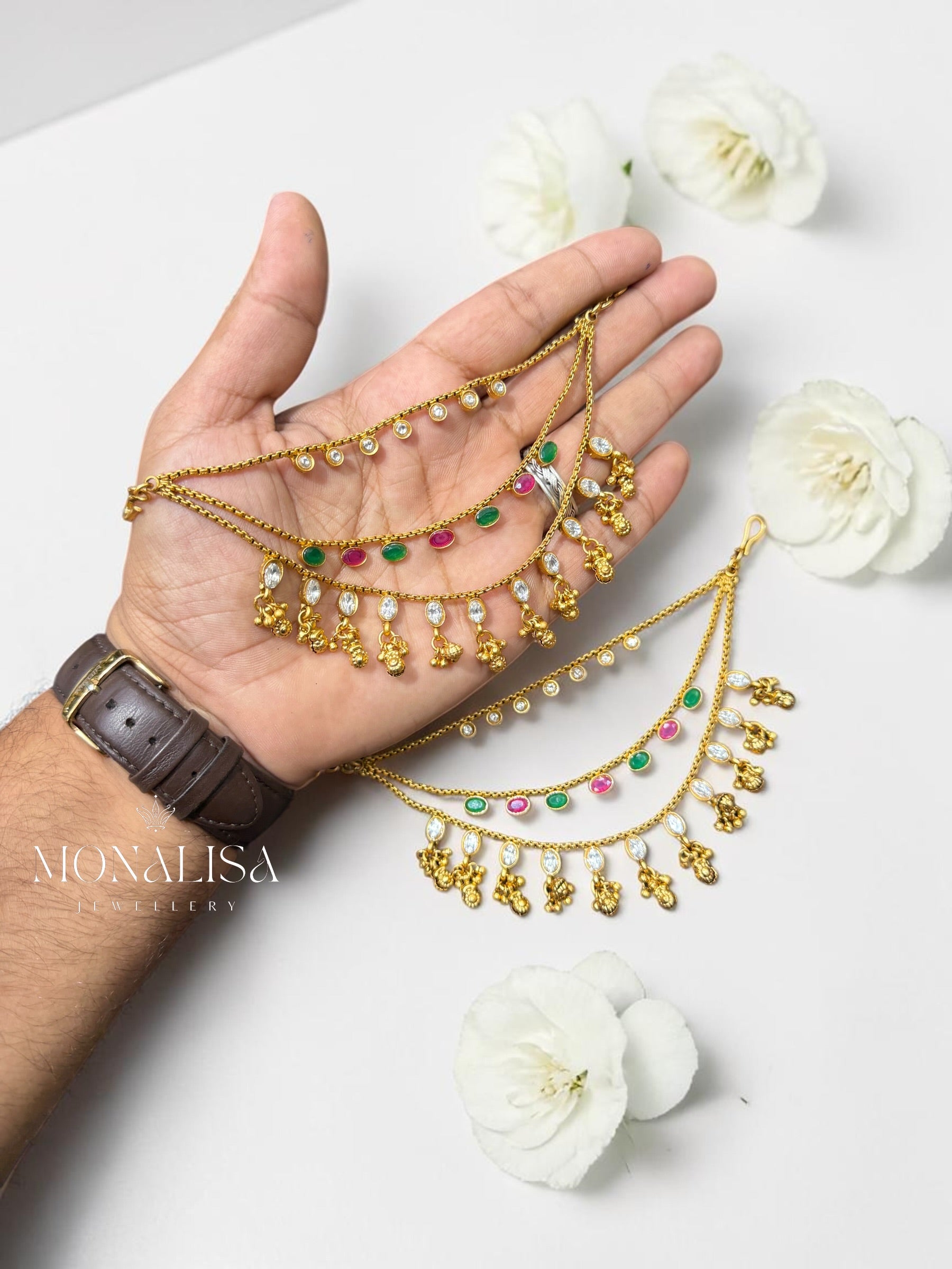 Tanya Antique Designer Earchain