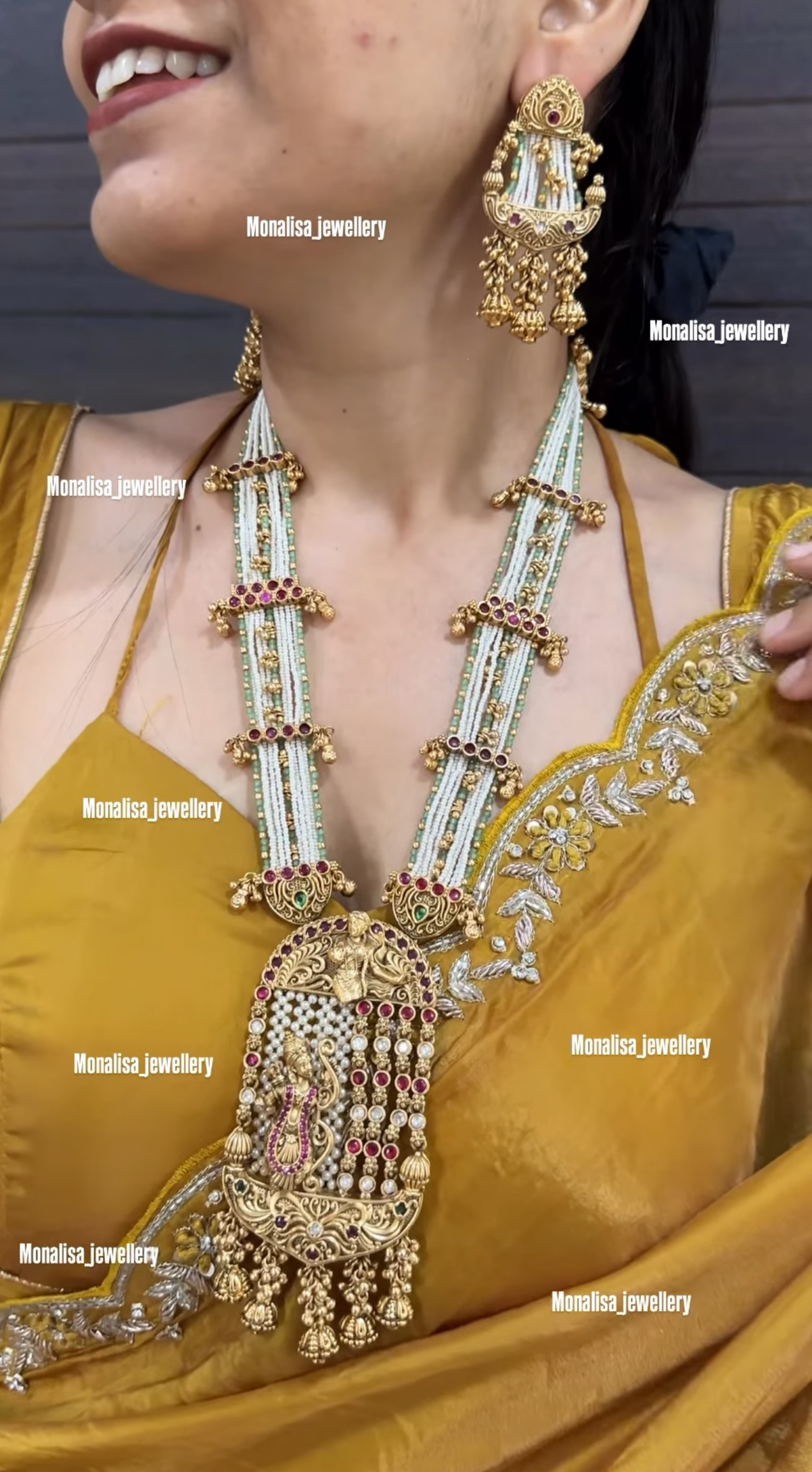 Shree Ram Antique Designer Necklace Set