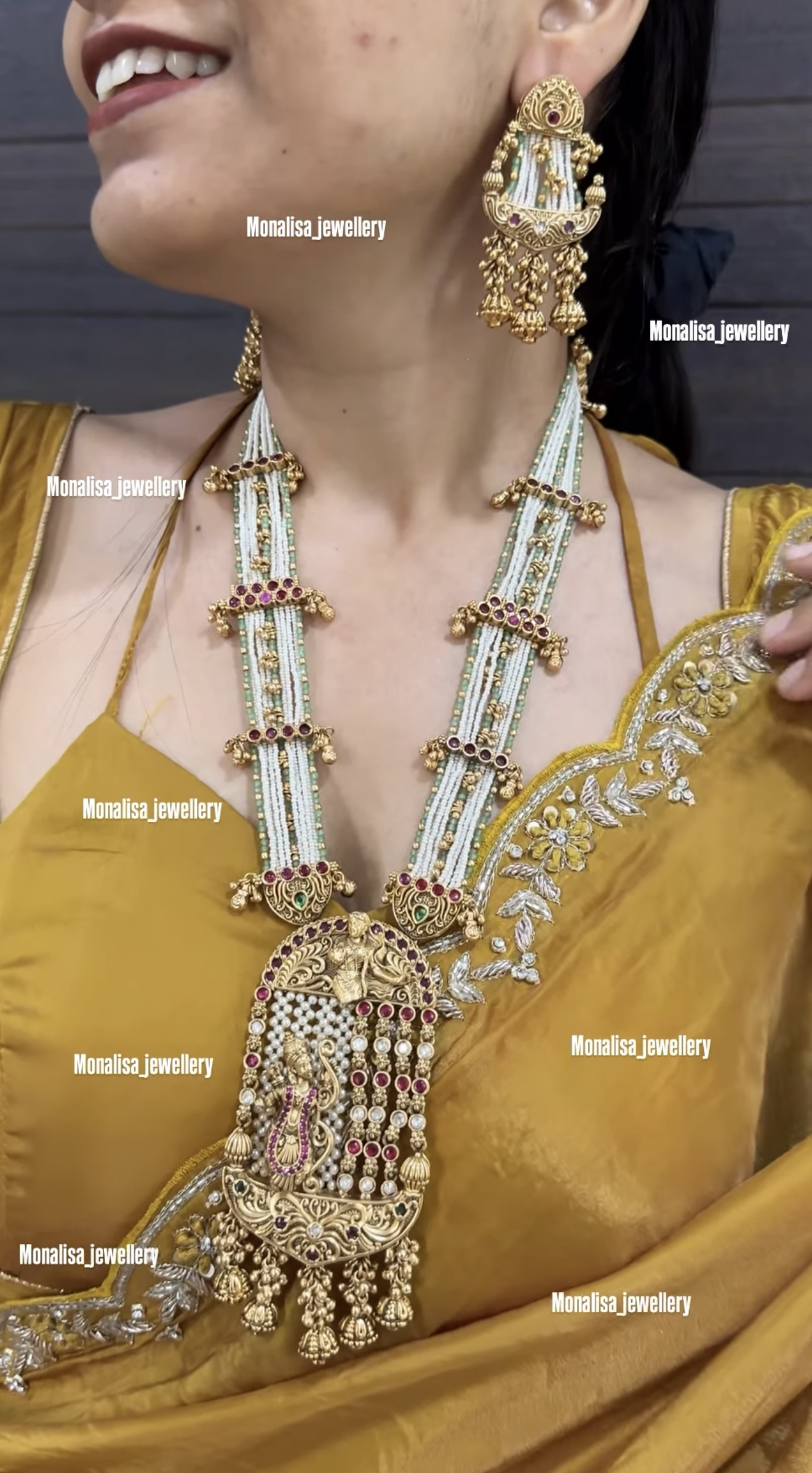 Shree Ram Antique Designer Necklace Set