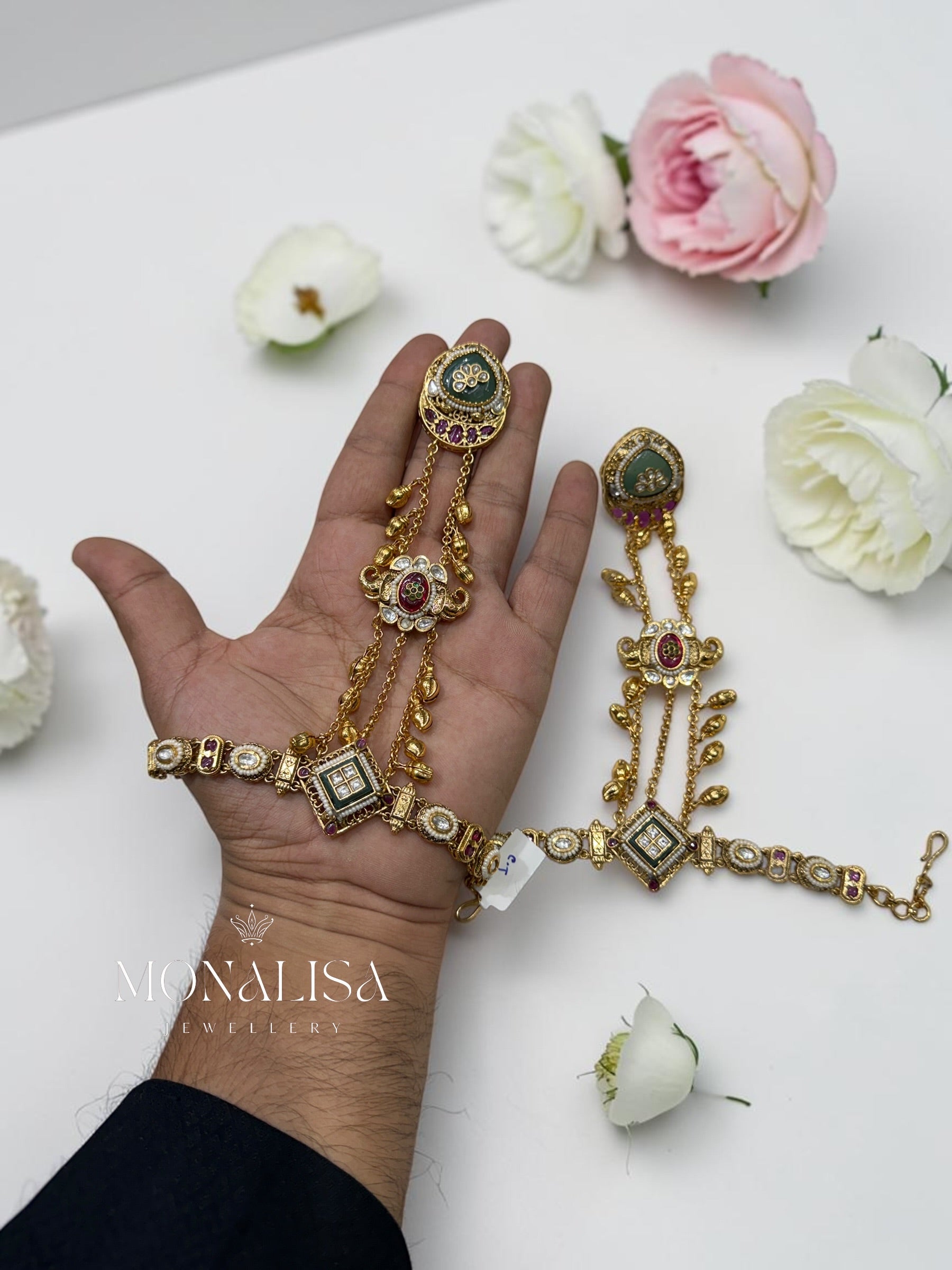 Kavya Antique Designer Hathphool