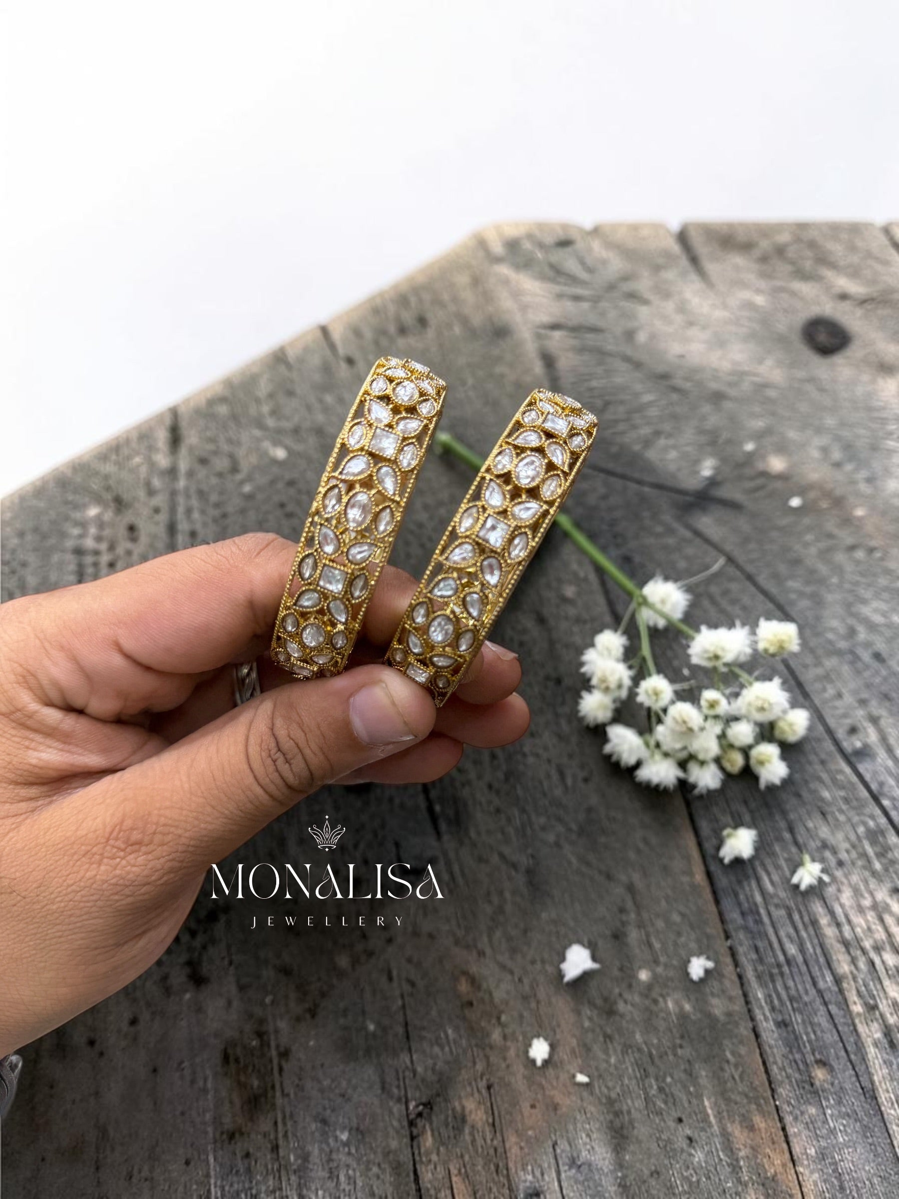 Medha Polki Designer Bangles