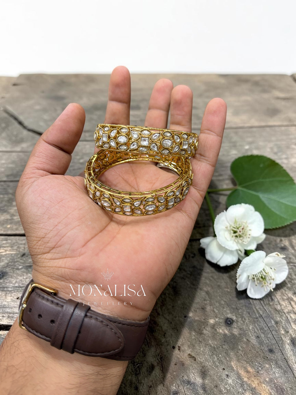 Medha Polki Designer Bangles