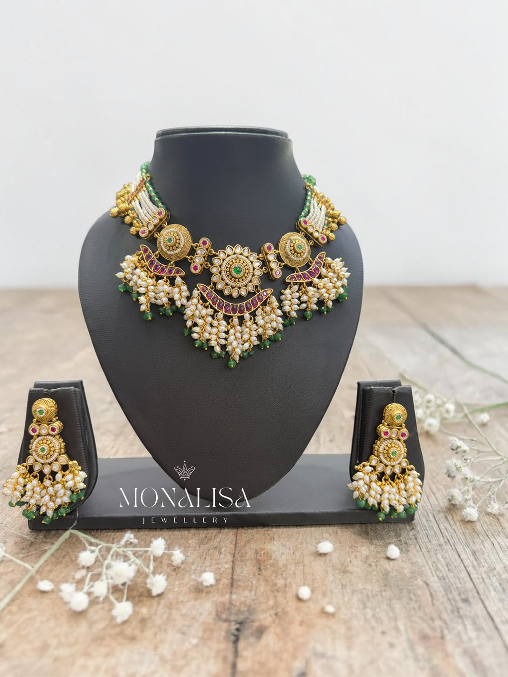 Savya Antique Designer Necklace Set