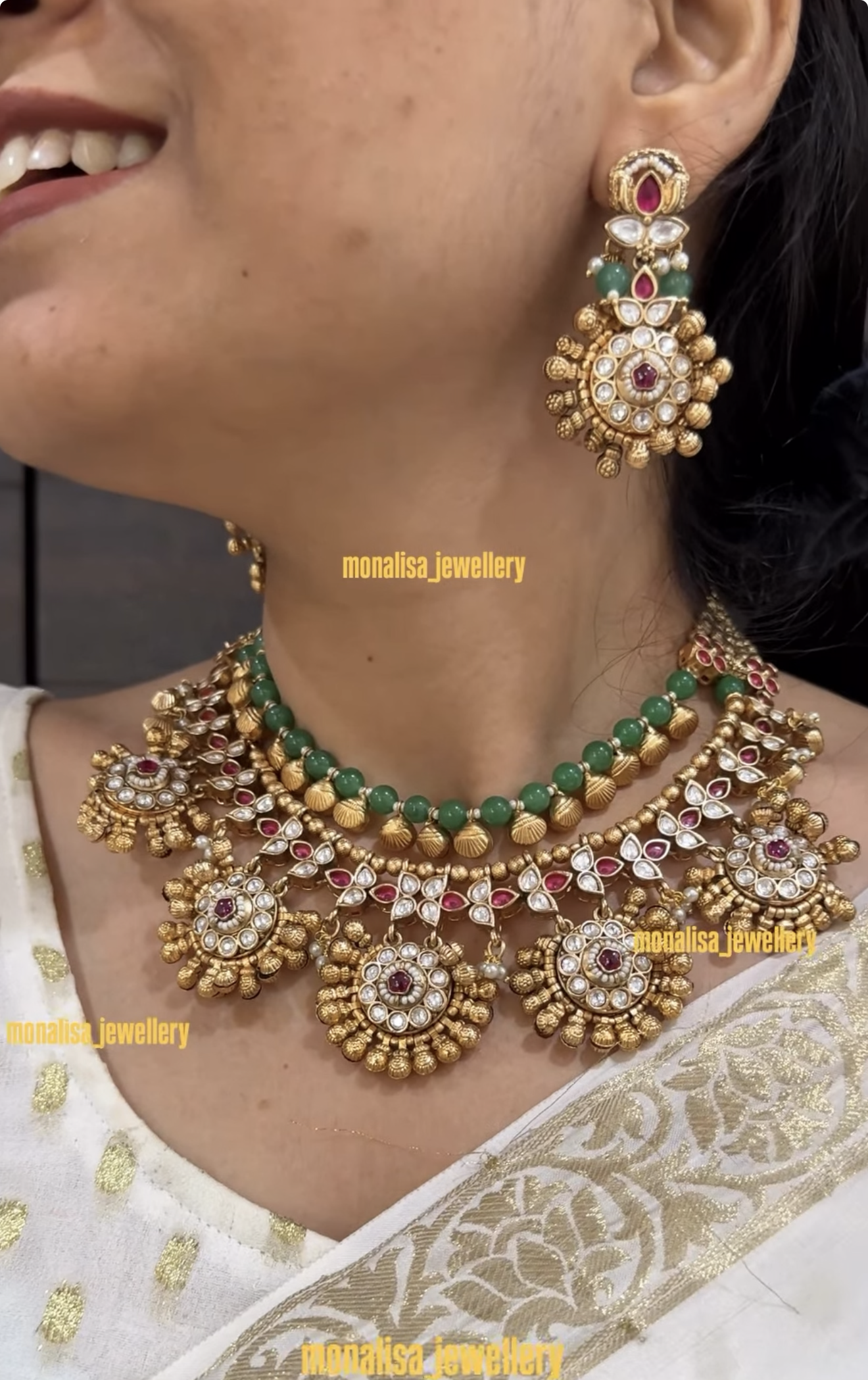 Tanmayi Antique Designer Necklace Set