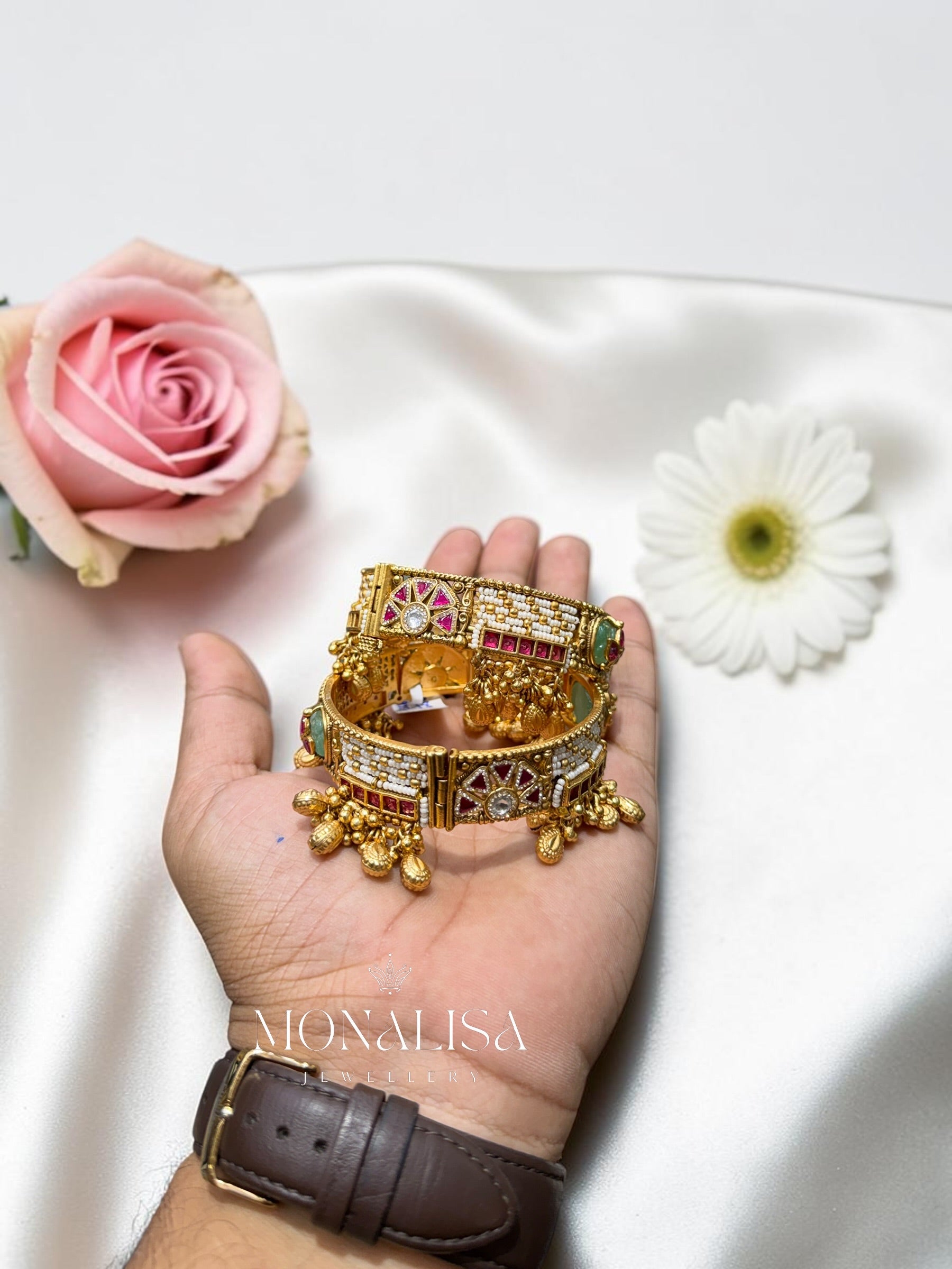 Reba Antique Designer Bangles