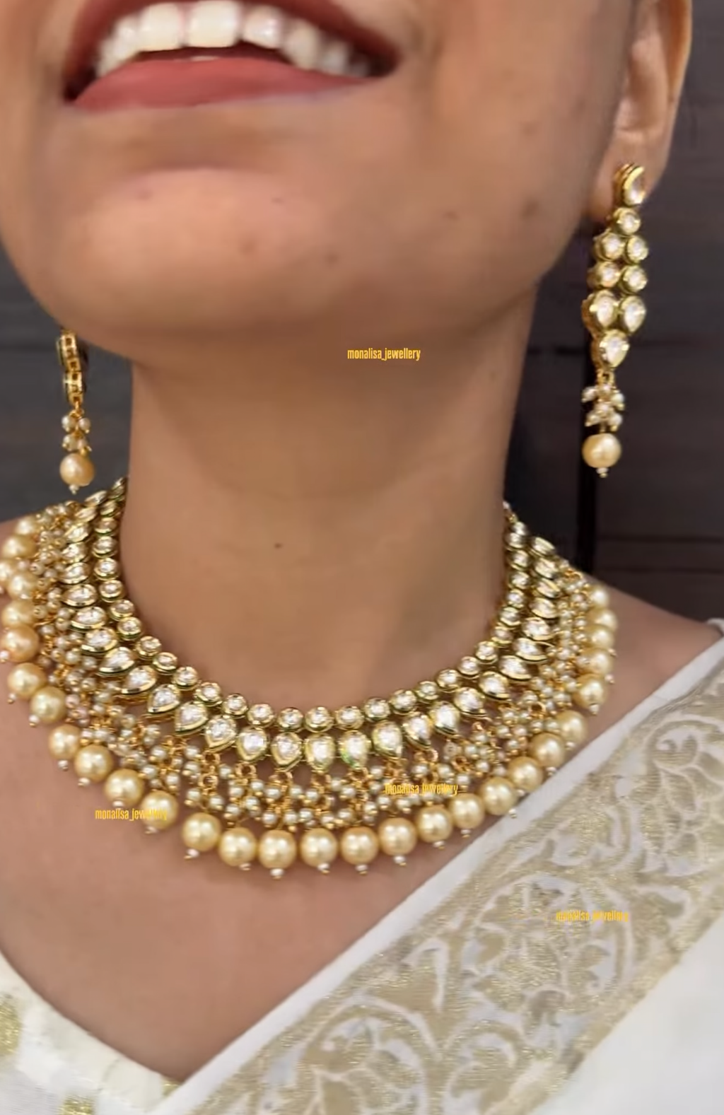 Shaarvi Antique Designer Necklace Set