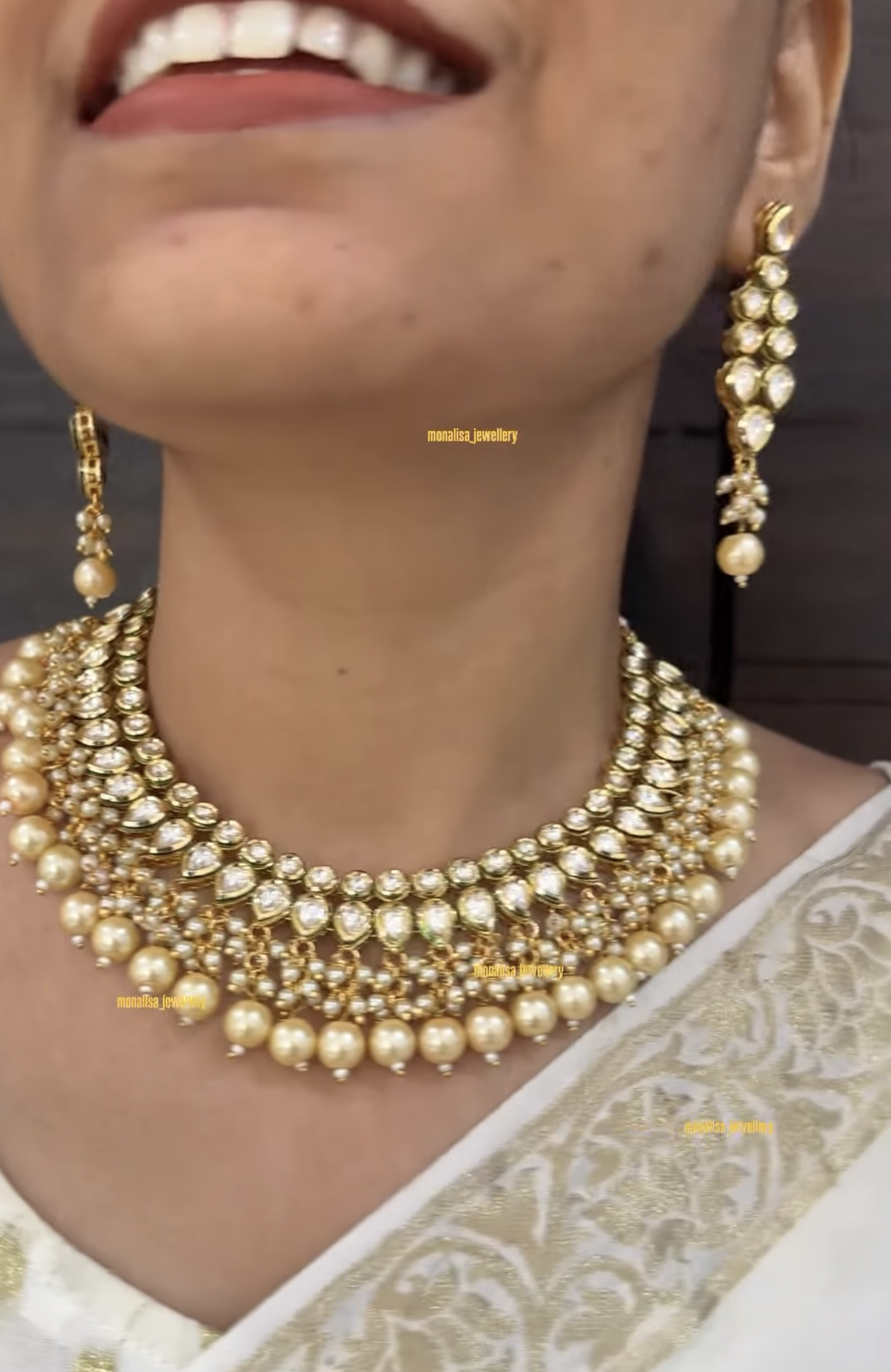 Shaarvi Antique Designer Necklace Set
