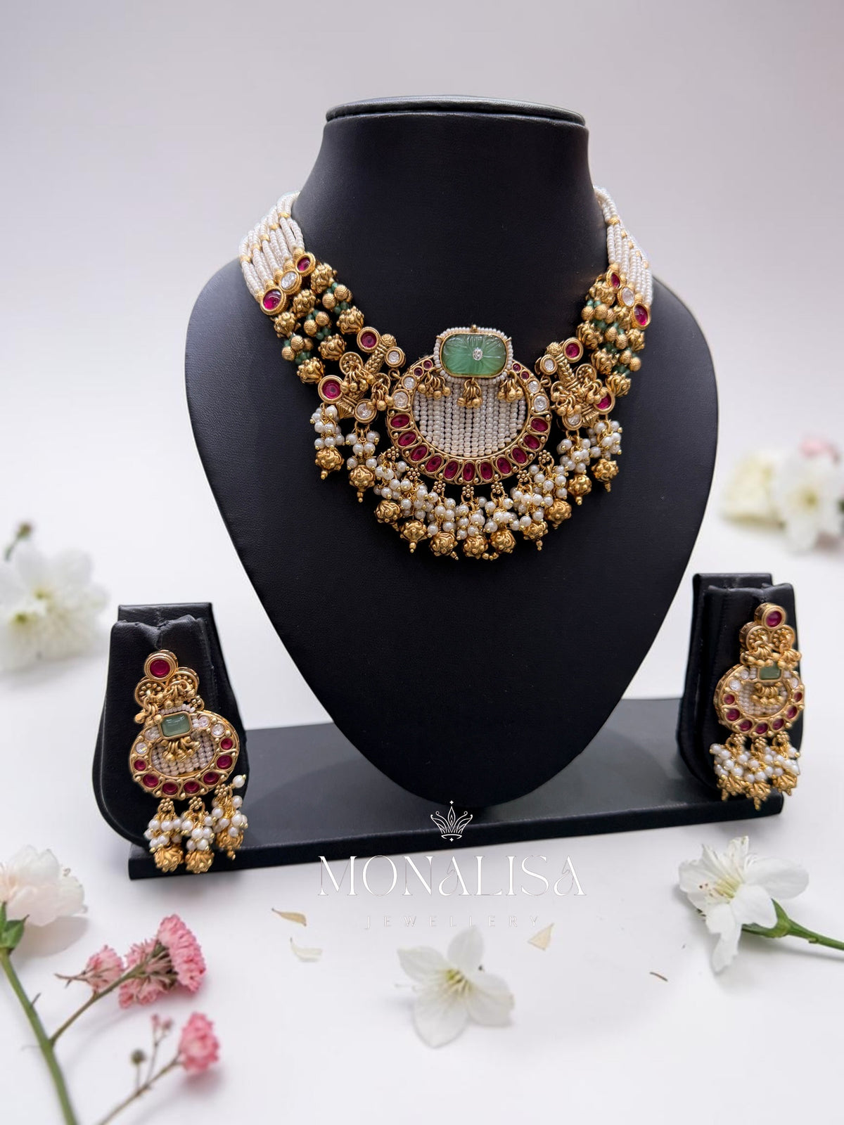 Jijisa Antique designer Necklace Set