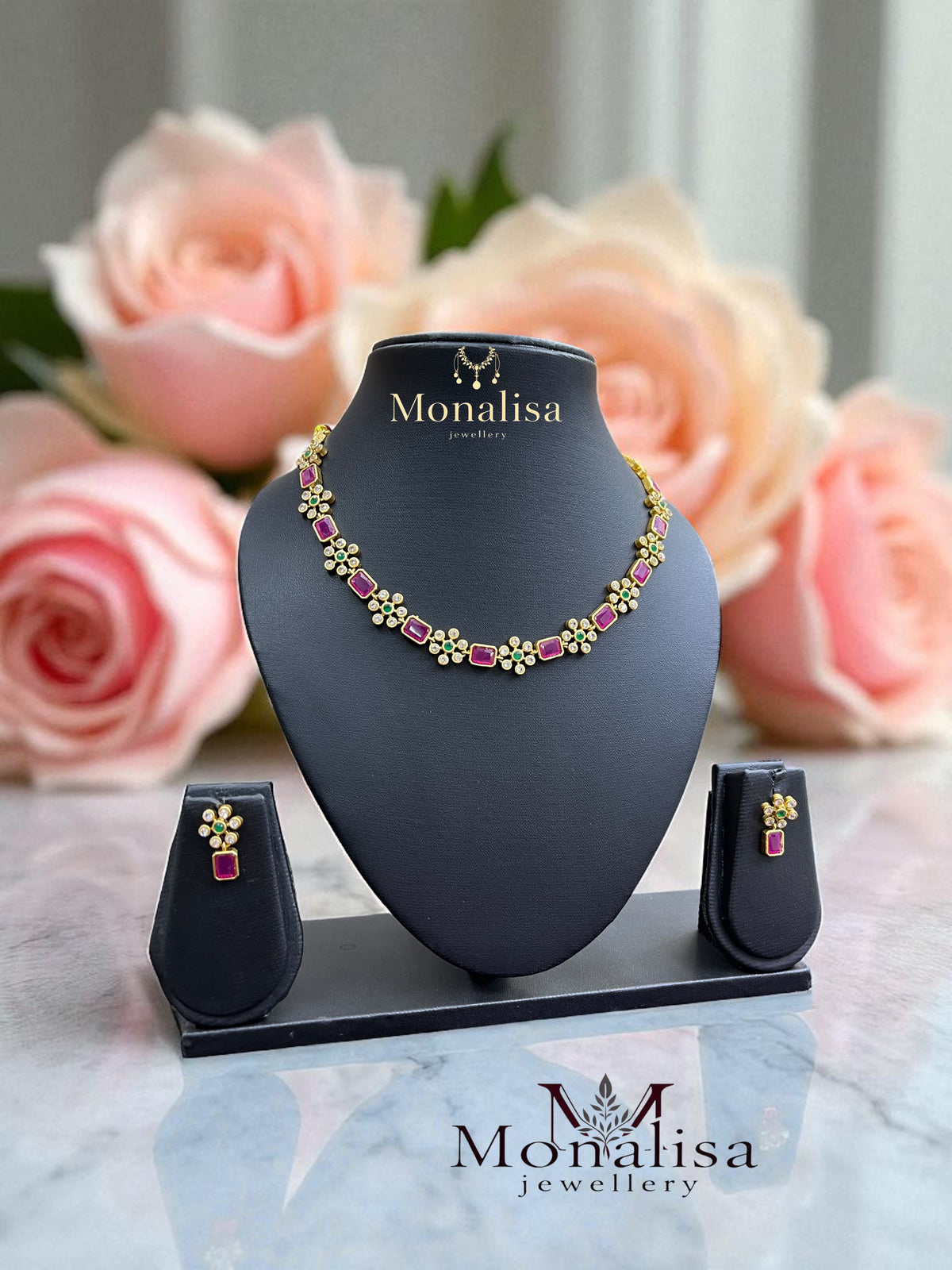 Chaital Antique Designer Necklace Set