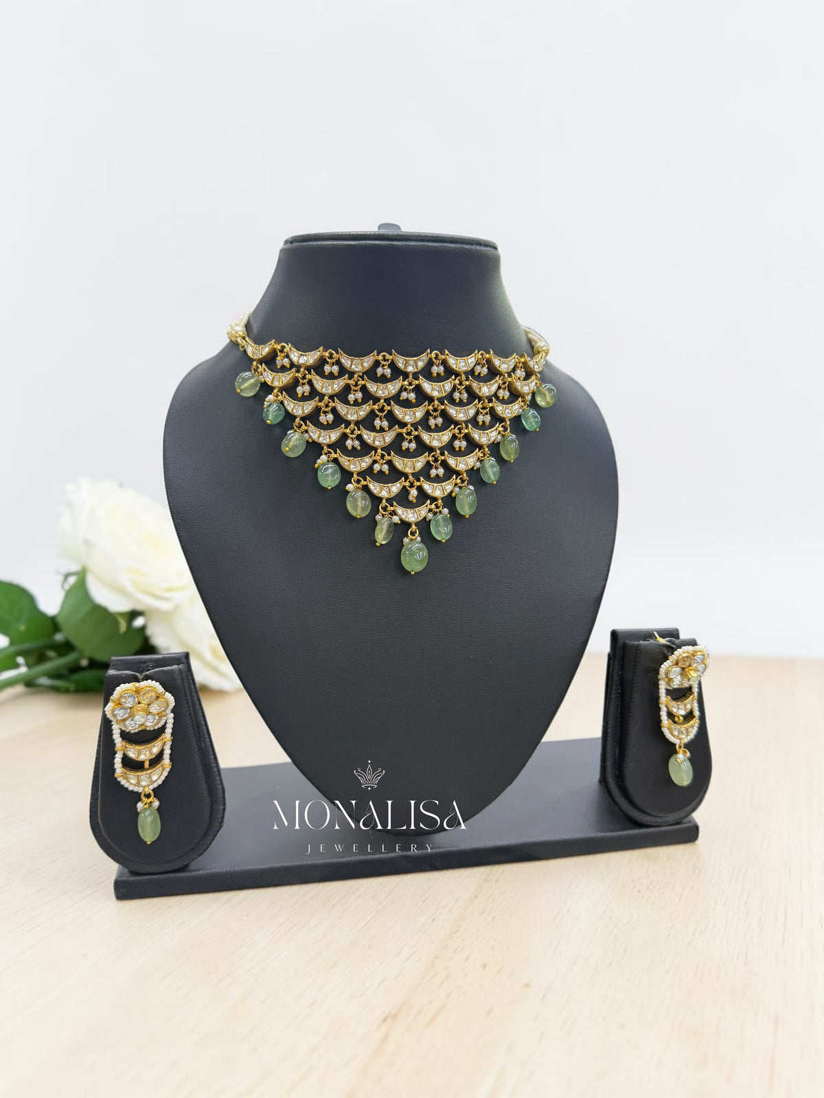Sahvini Kundan Designer Necklace Set