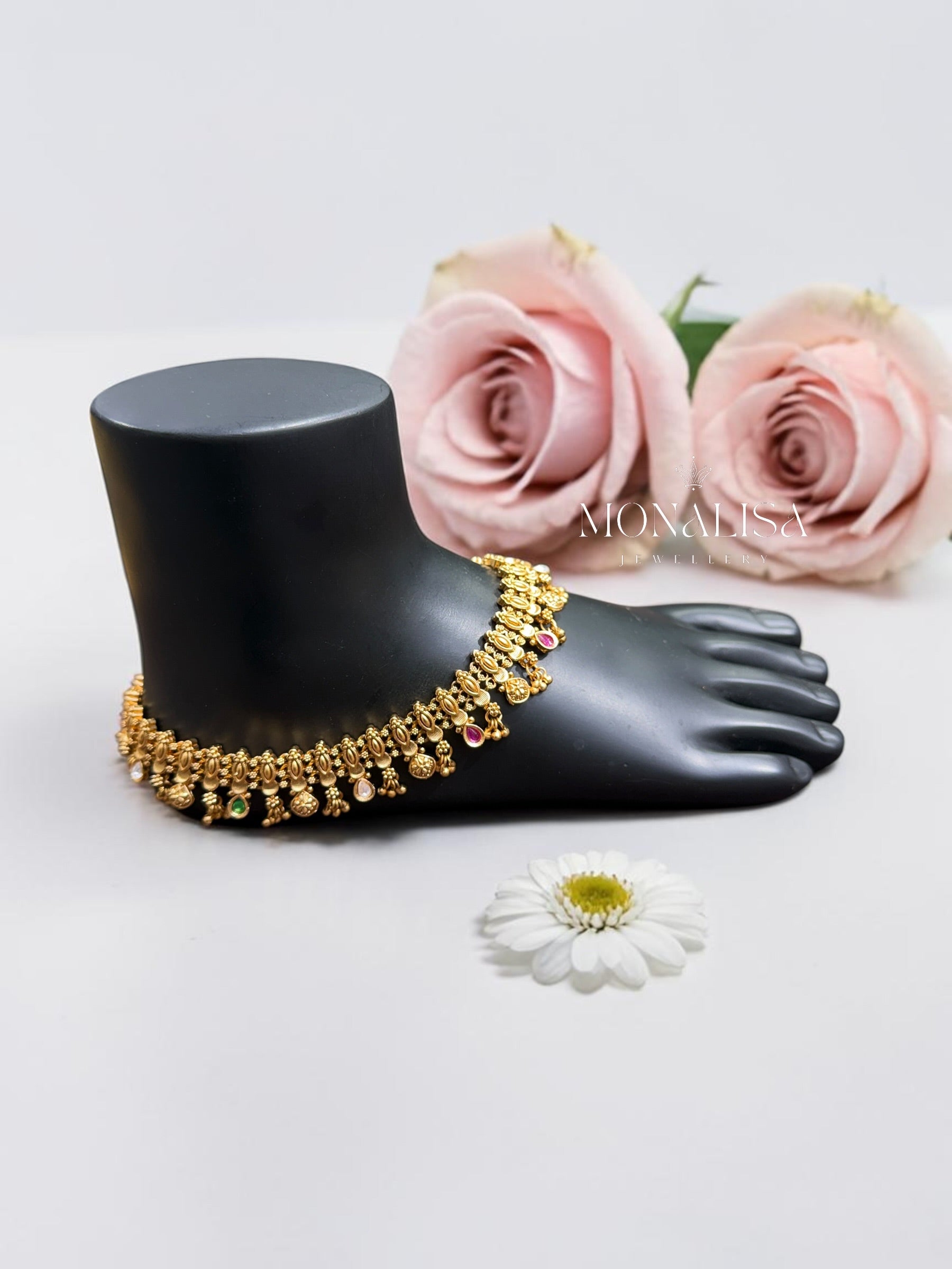 Anila Antique designer Anklet