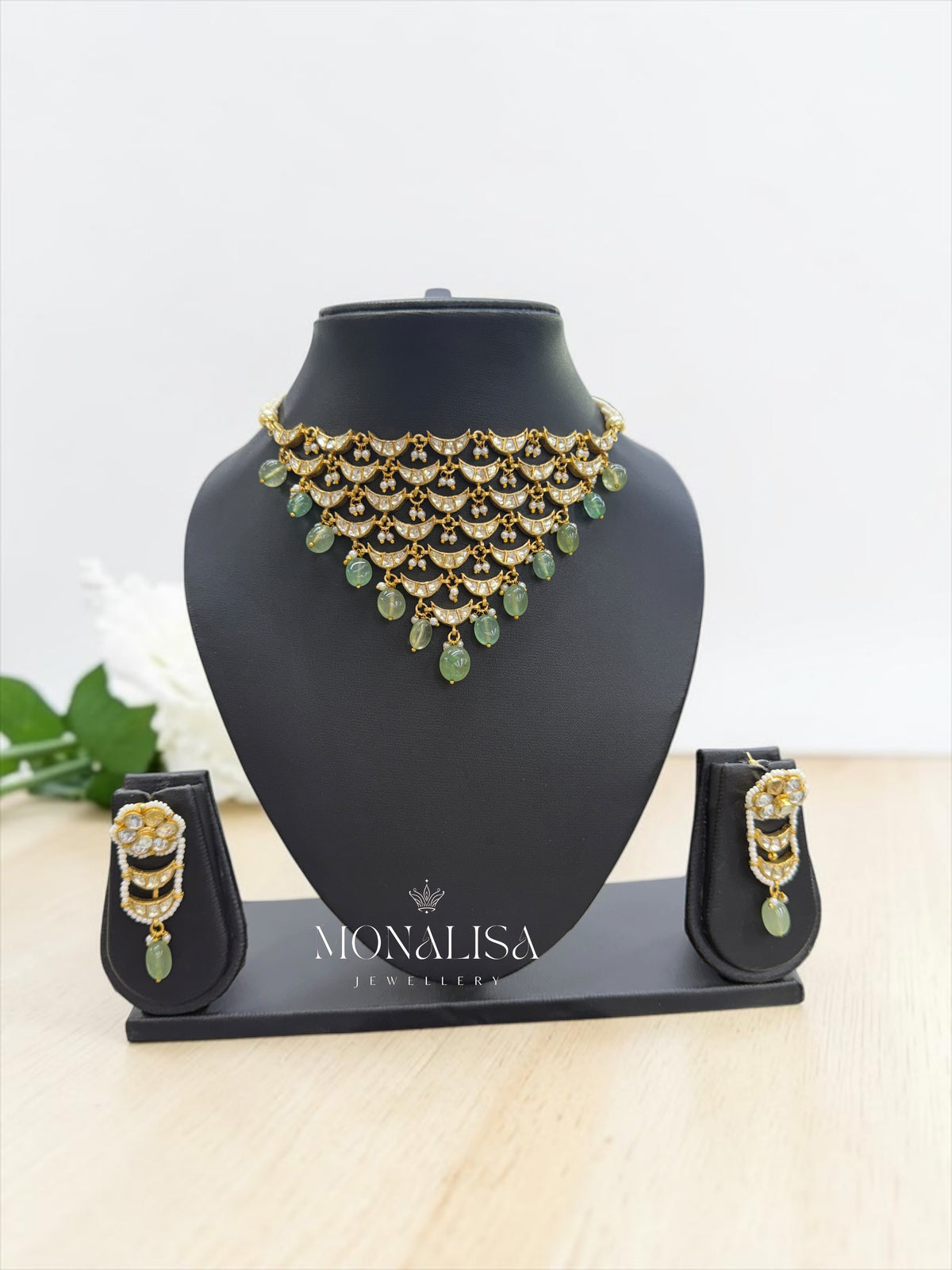 Sahvini Kundan Designer Necklace Set