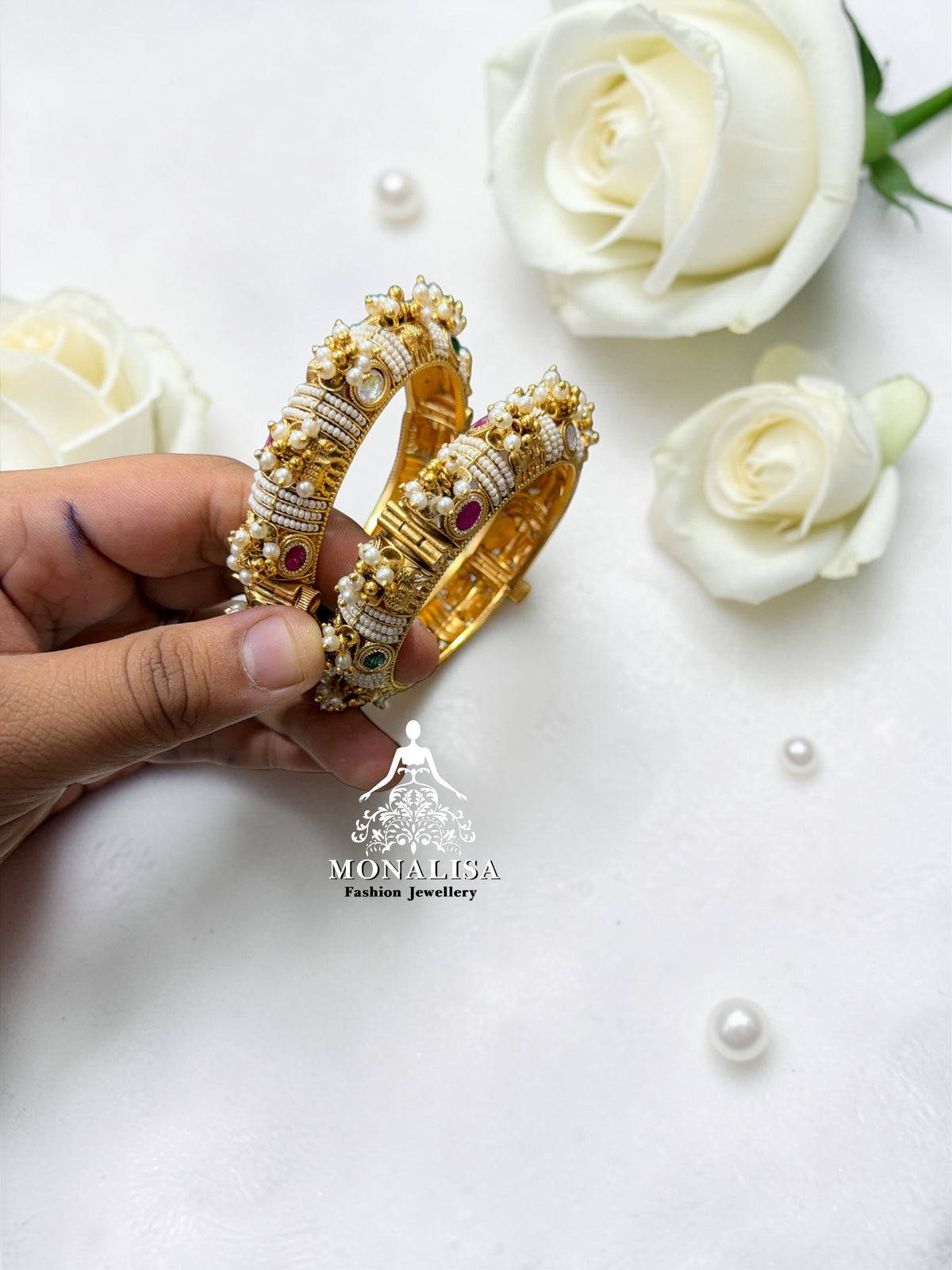 Rajvika Antique Designer Bangles