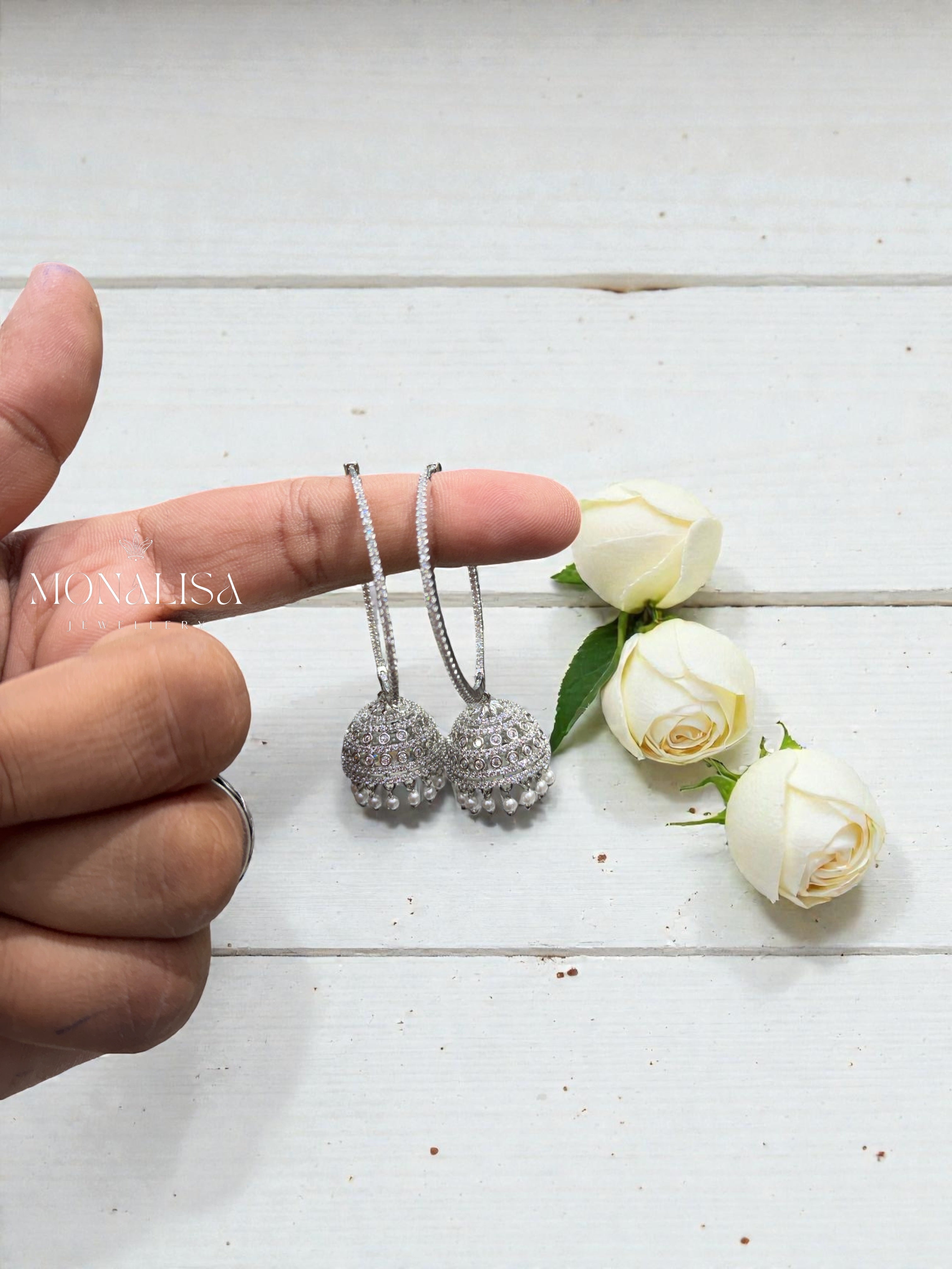 Koyra silver Diamond Desinger Earing