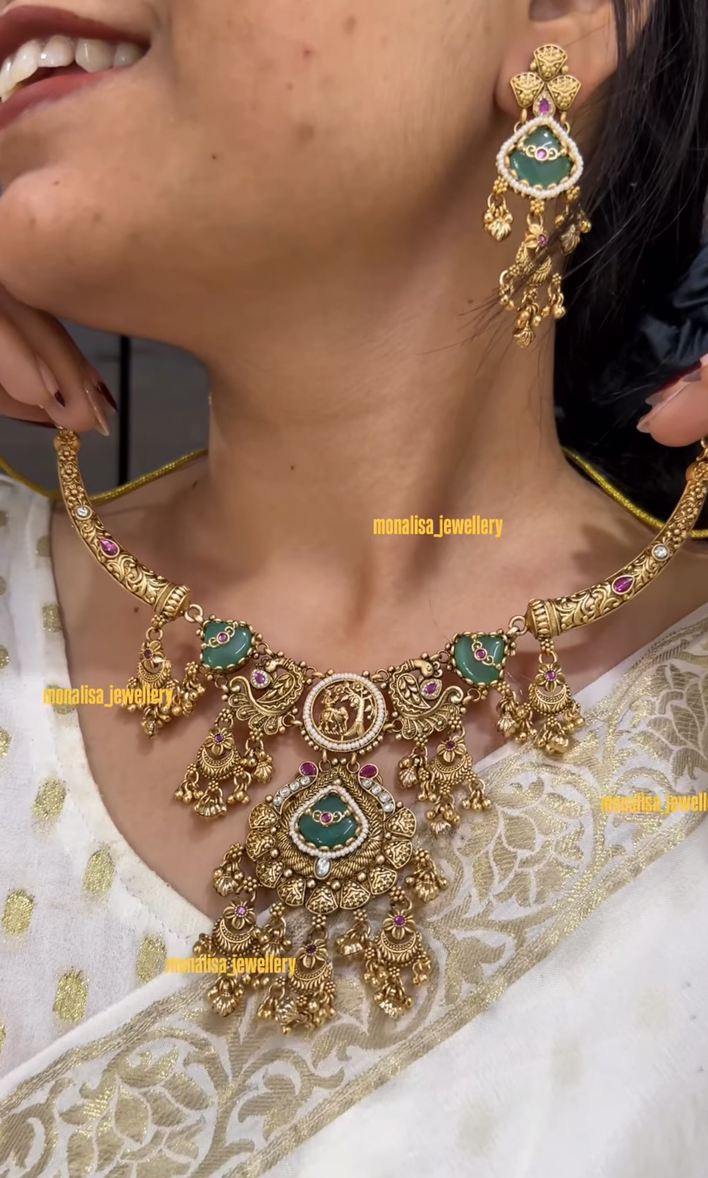 Riona Antique Designer Necklace Set
