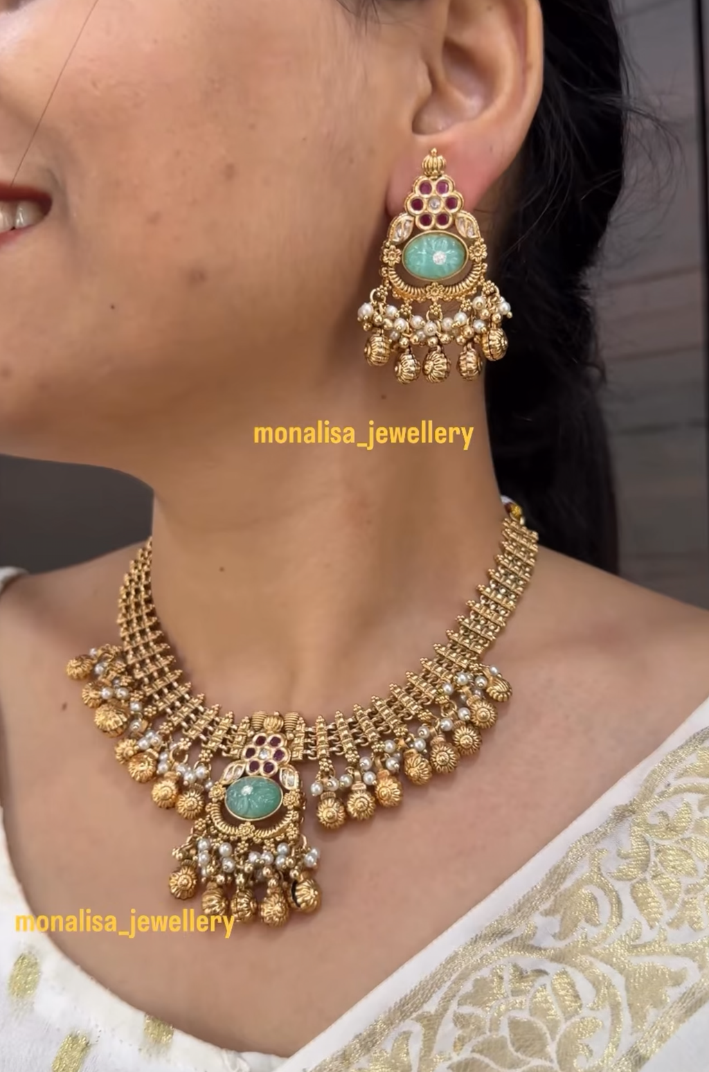 Devisha Antique Designer Necklace Set