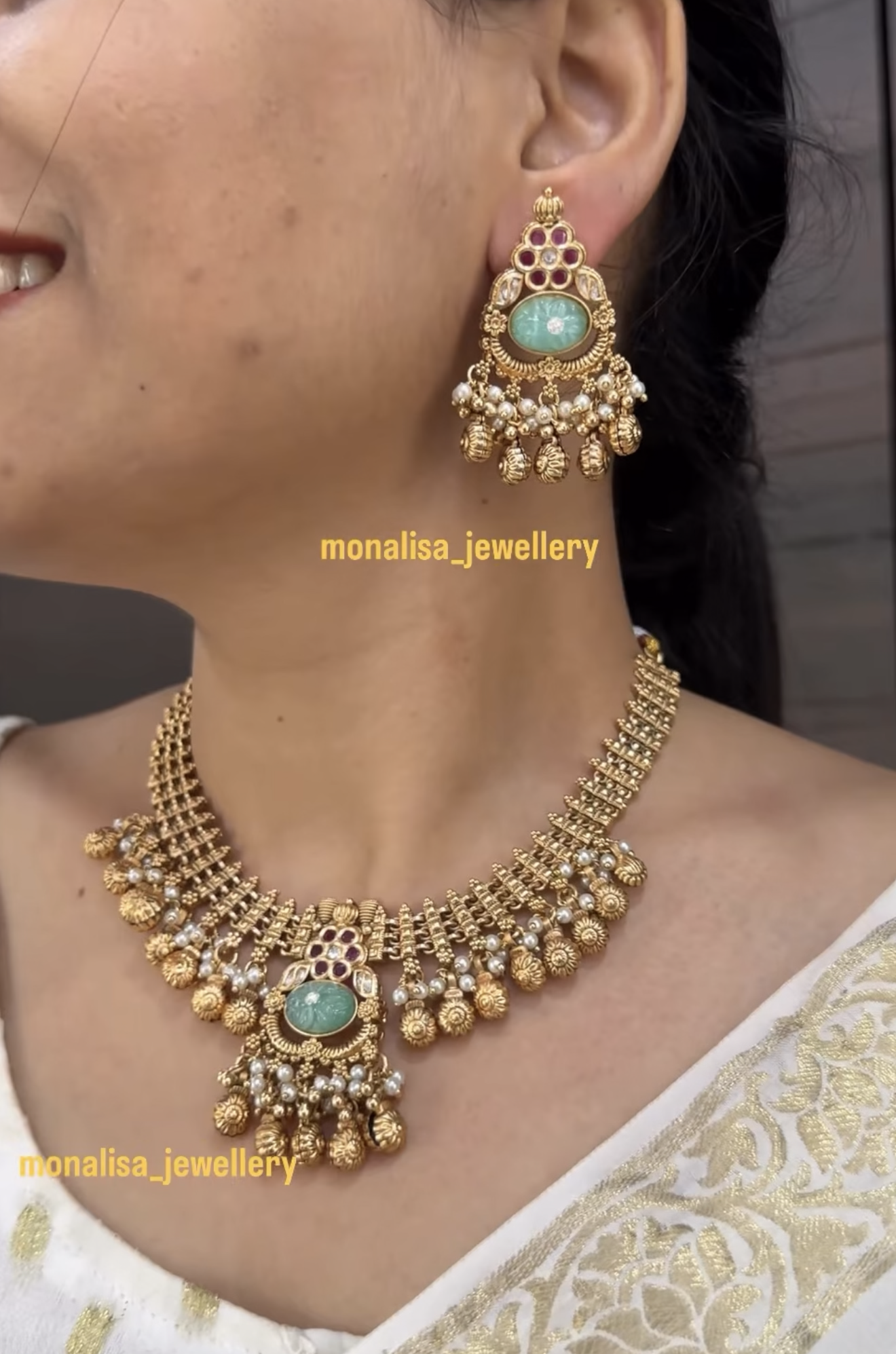 Devisha Antique Designer Necklace Set