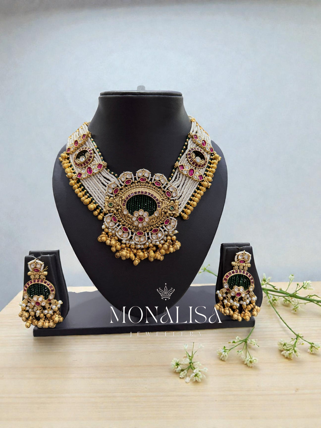 Jasli Antique designer Necklace Set