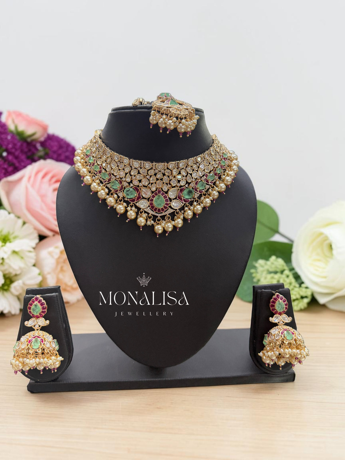 Kashvi Polki Designer Necklace Set